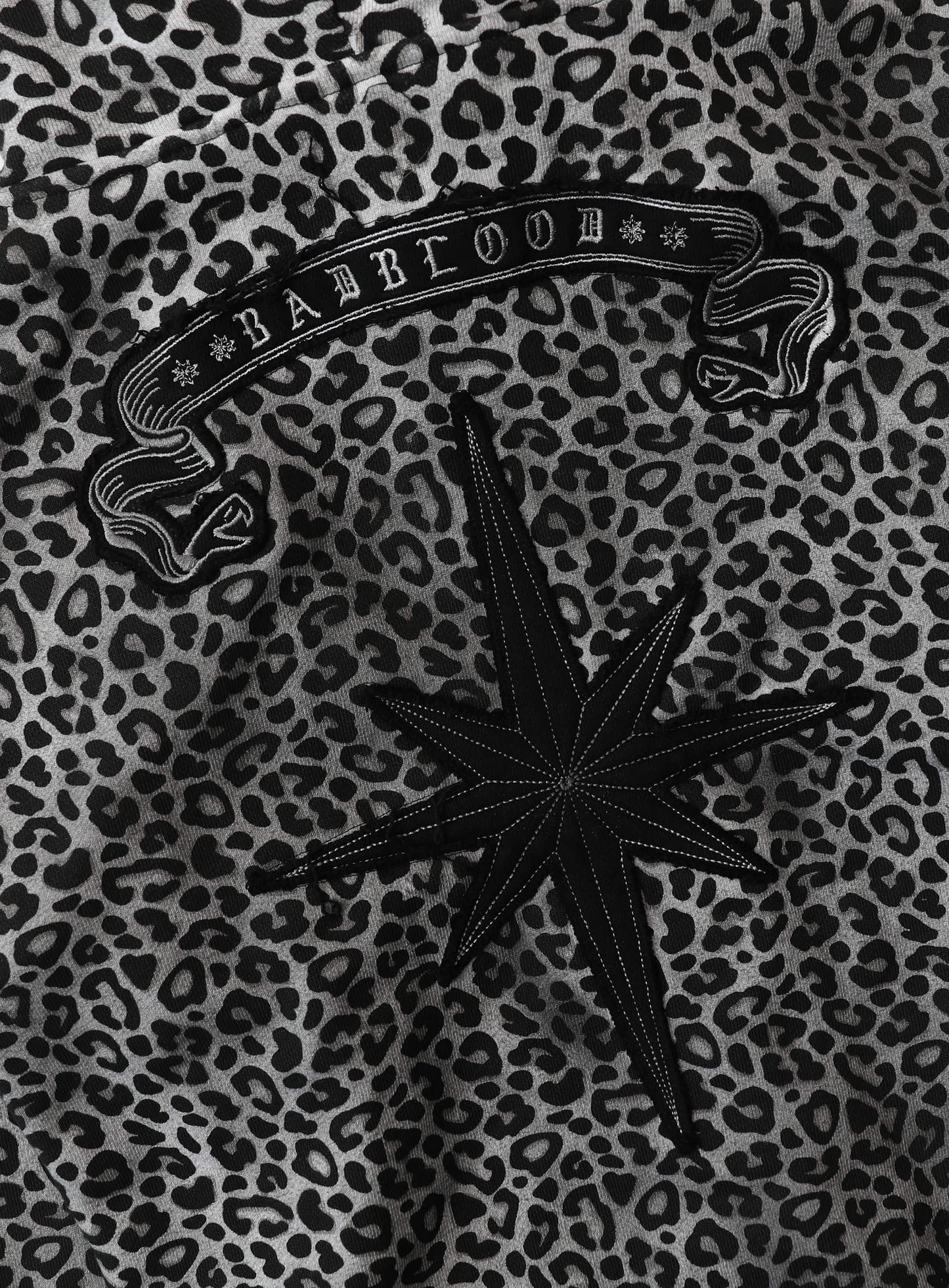 Cosmo 11 Detachable Fur Hood Zip-up - White Leopard