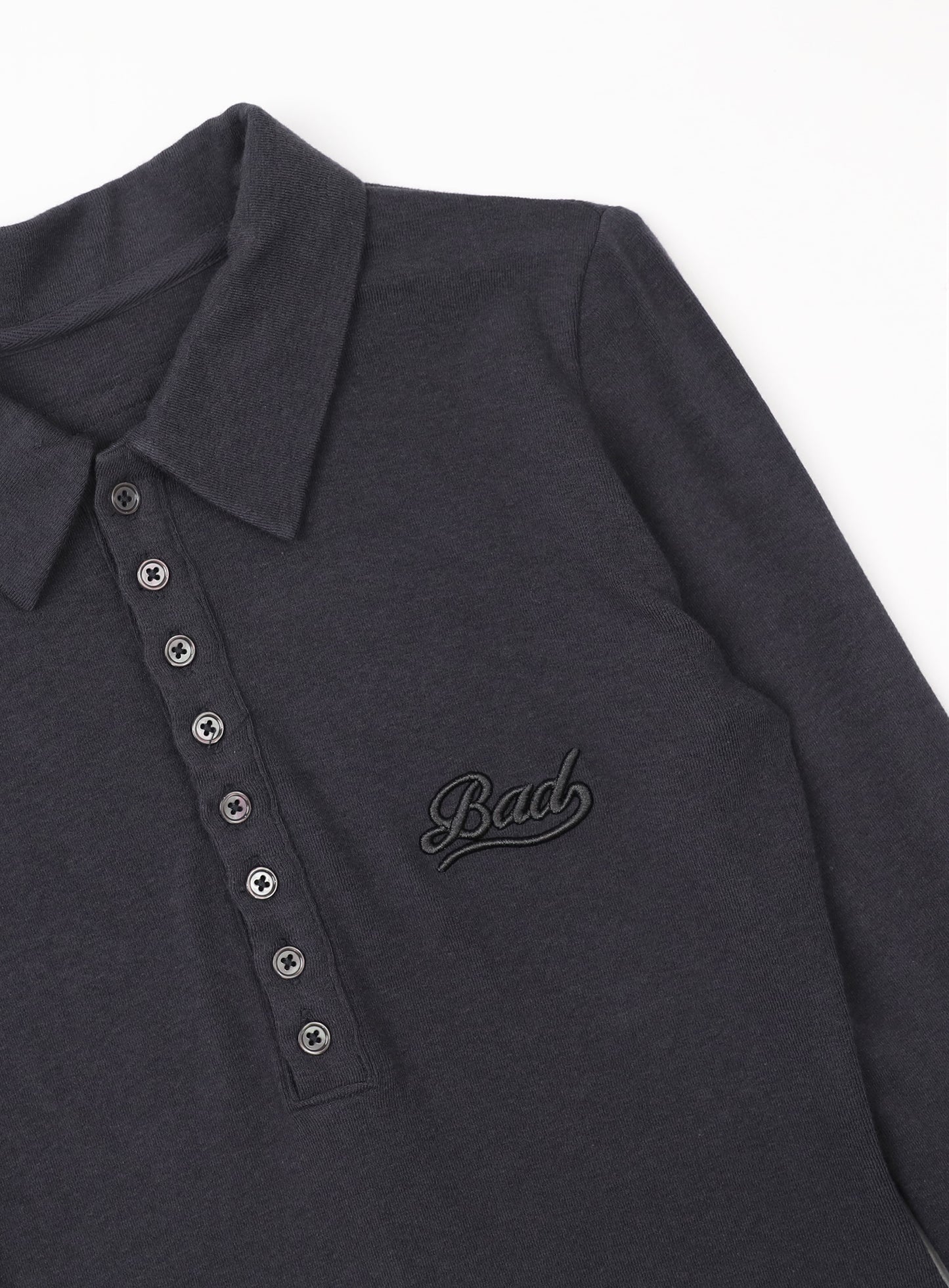 Beyond Soft Polo Long Sleeve - Charcoal