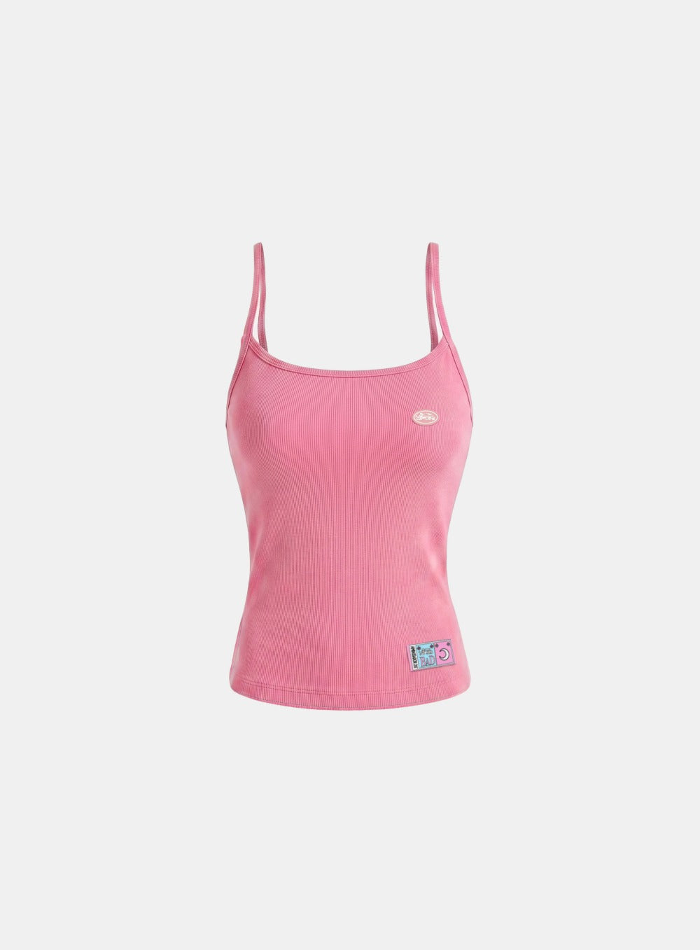 [w-tnk26-064] Ambassador 26 Cotton Lip Camisole Tank - Pink