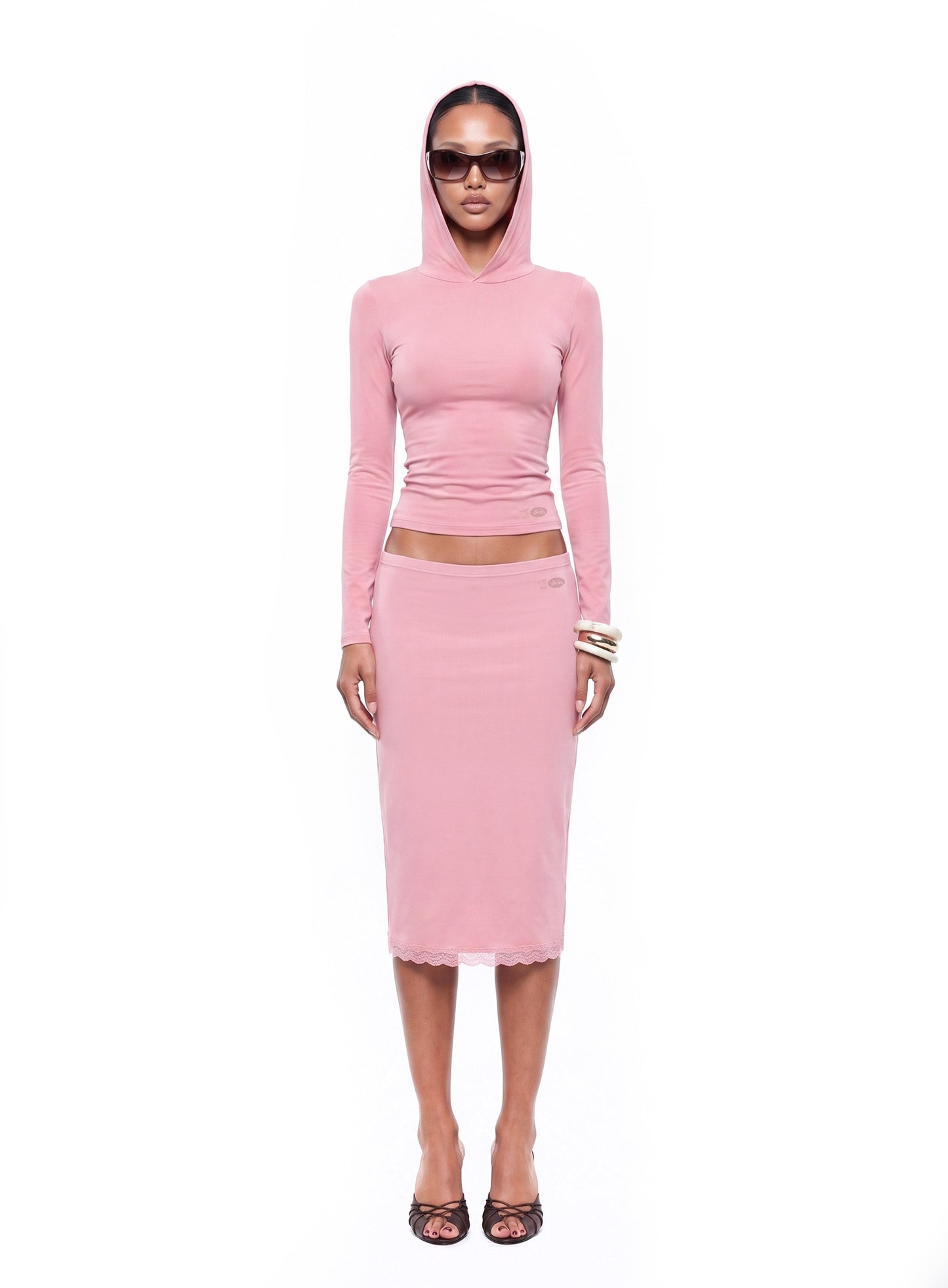 [w-hde26-048] Everyday Hoodie - Pink