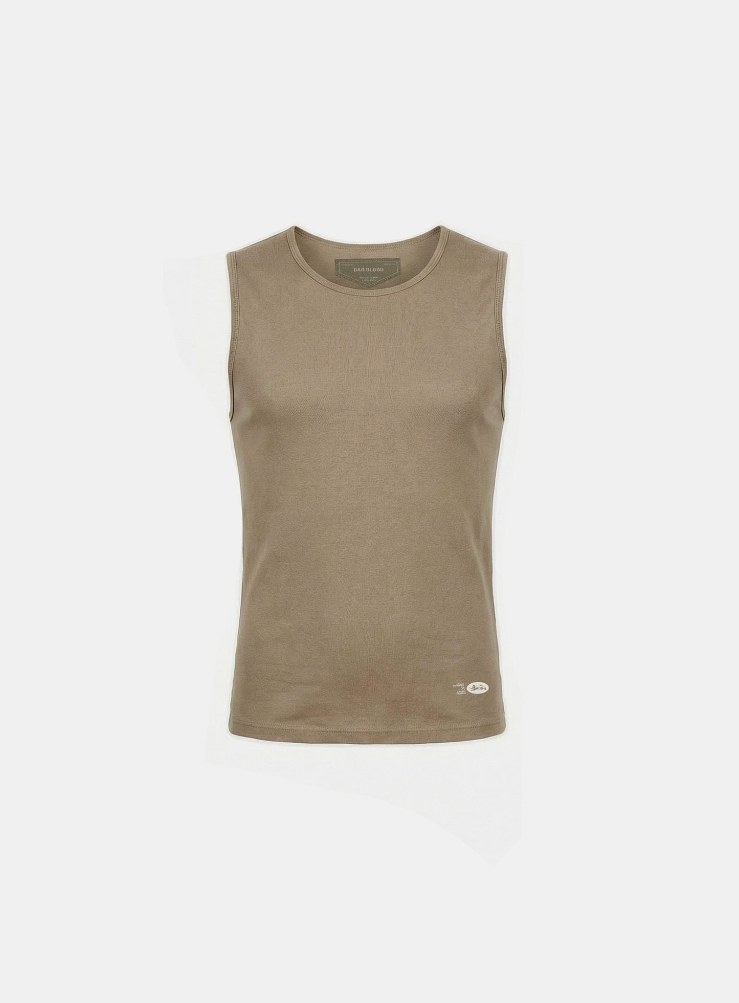 [w-tnk26-011] BS Cotton Jersey Classic Tank - Tobacco