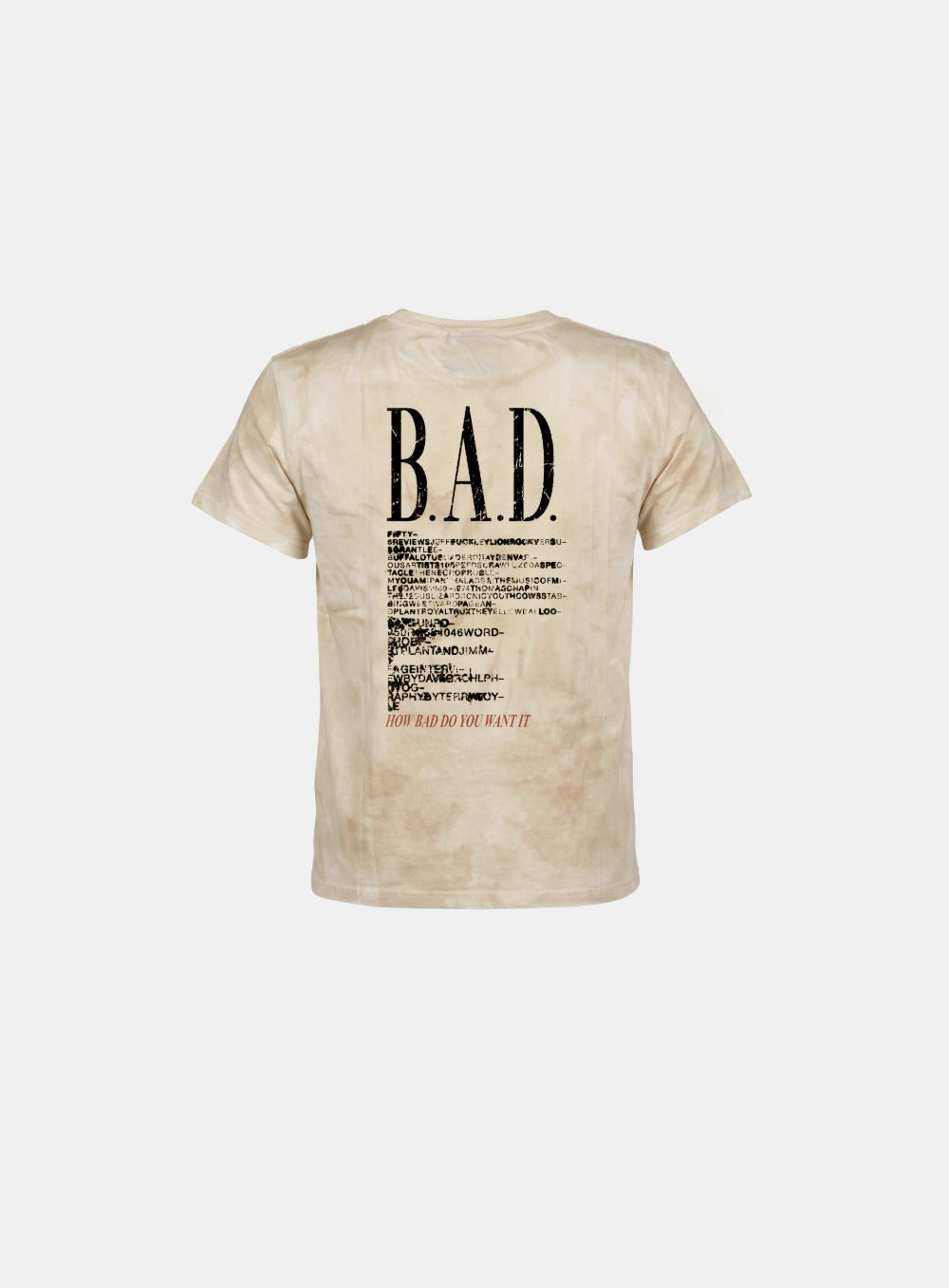 [w-tee26-132] B.A.D. Trinity Girls Short Sleeve T-Shirt - Cream