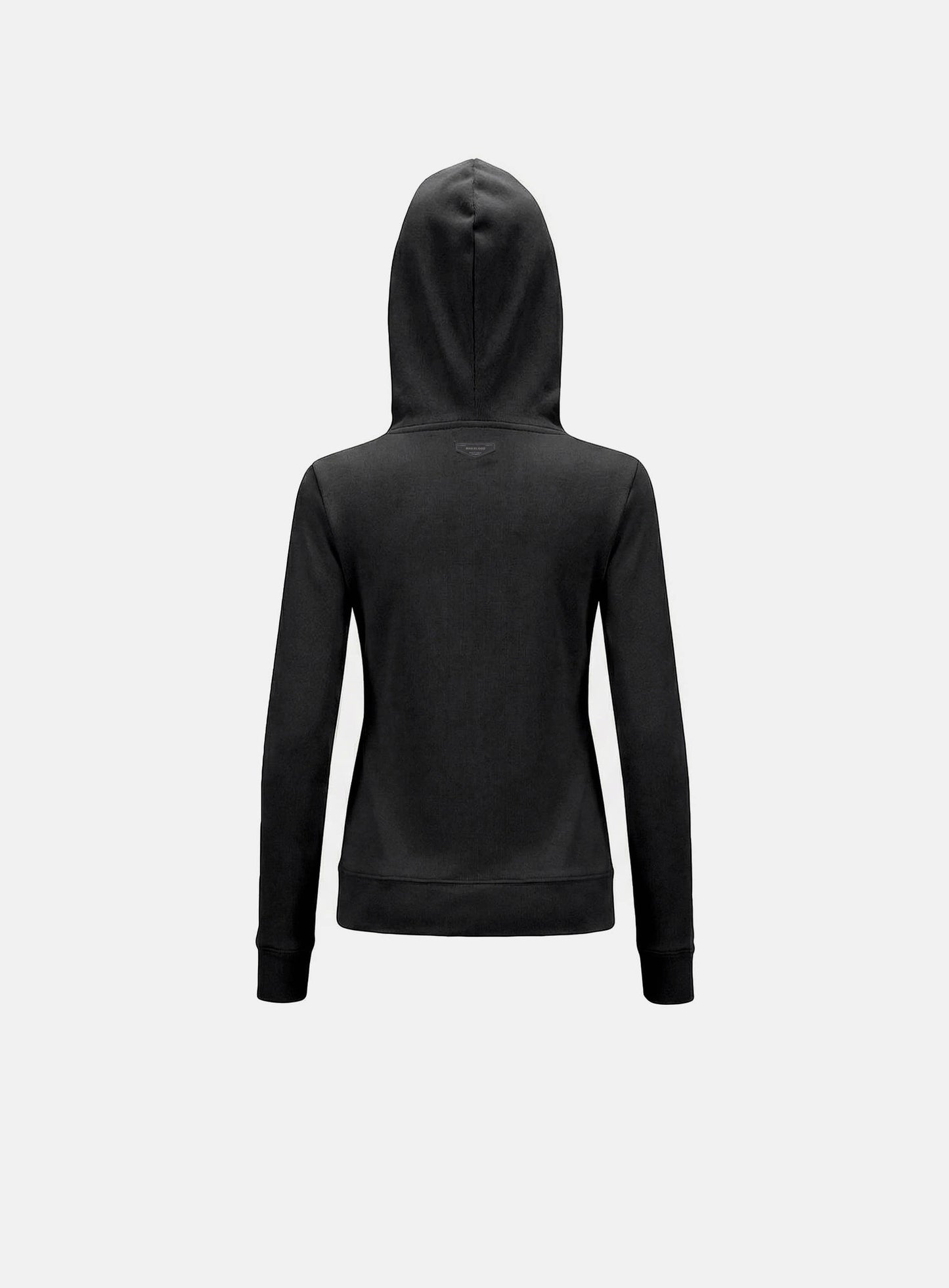 [w-hde26-015] BS Soft Terry Zip-Up Hoodie - Black