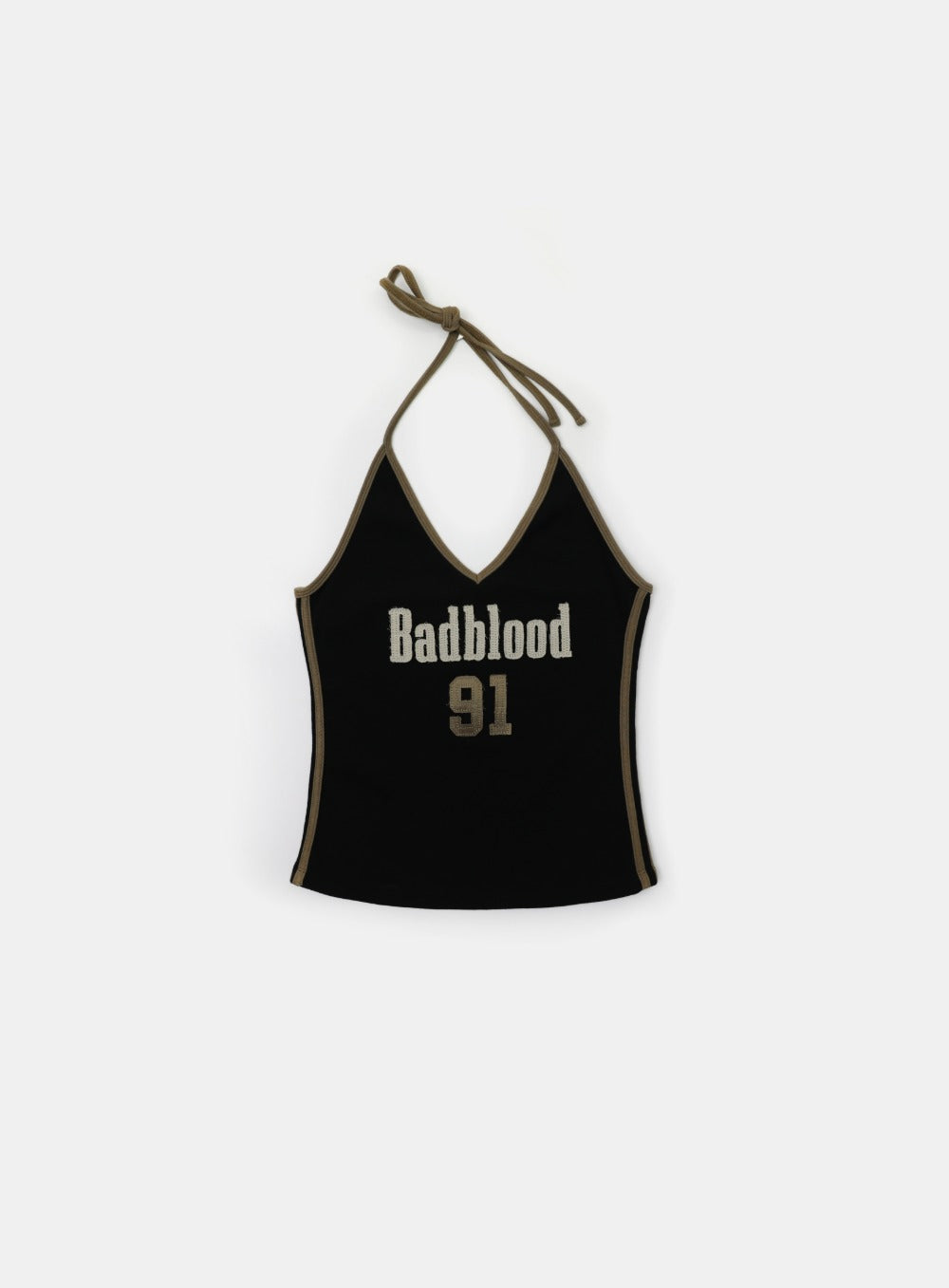 [Pre-Order] Vintage Club Halter Tank - Black
