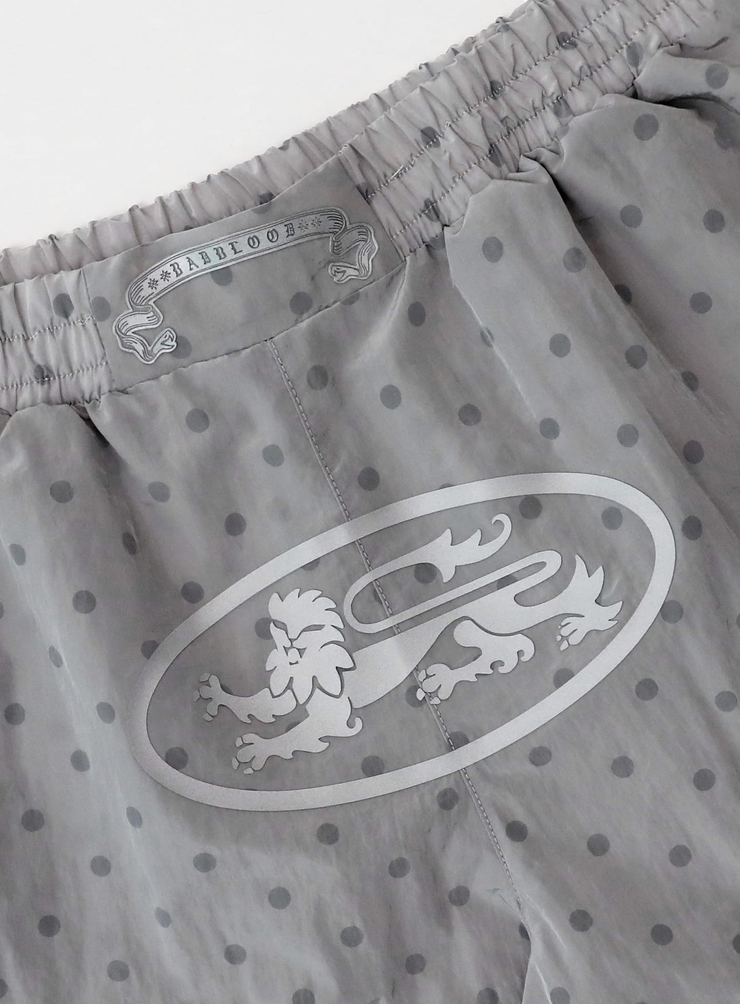 [AQUA] Mystic Nylon Reflective Boxer Swim Shorts - Grey Dot