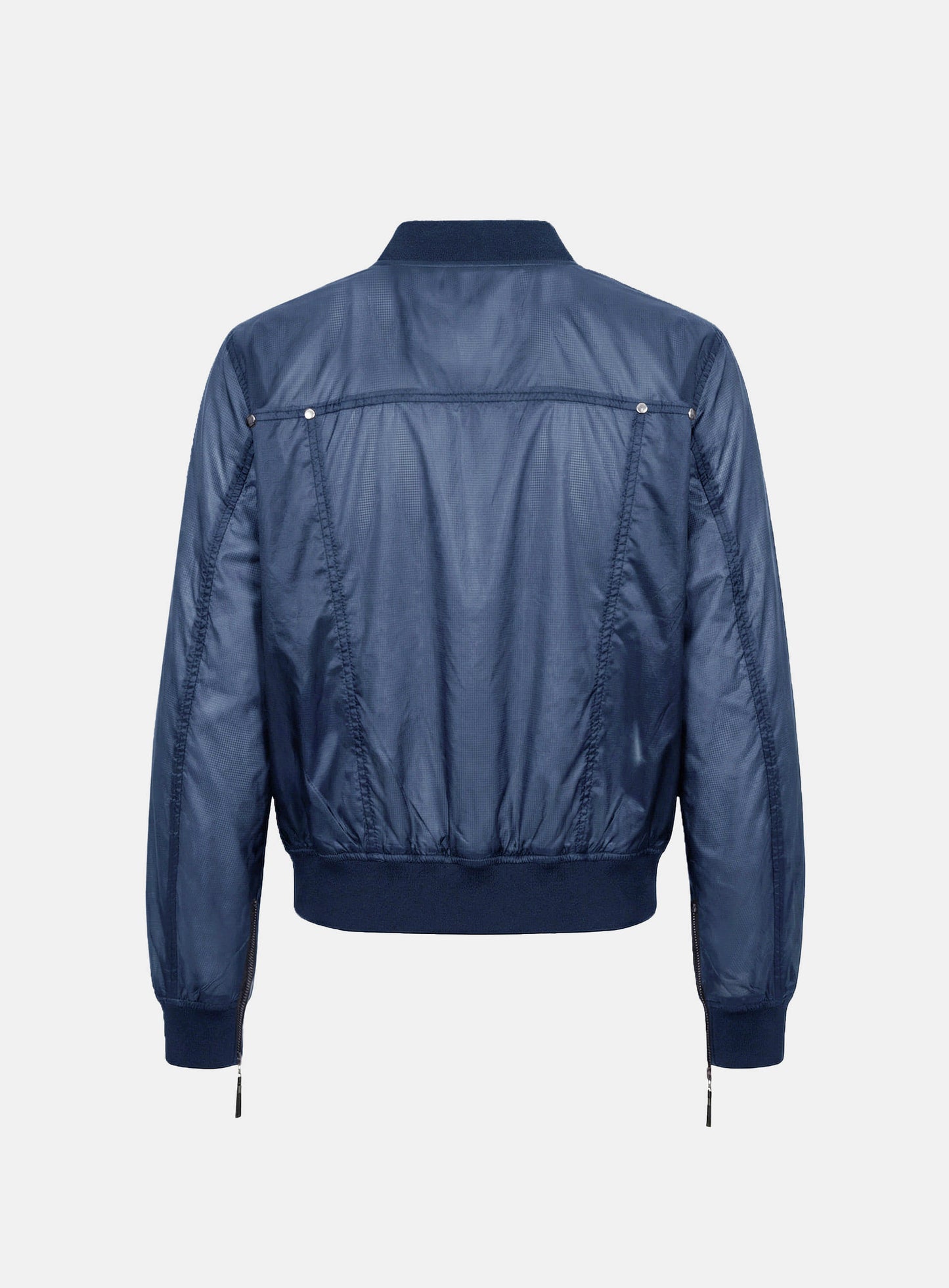 [w-jkt26-035] Laguna Lightweight Nylon Bomber Jacket - Navy