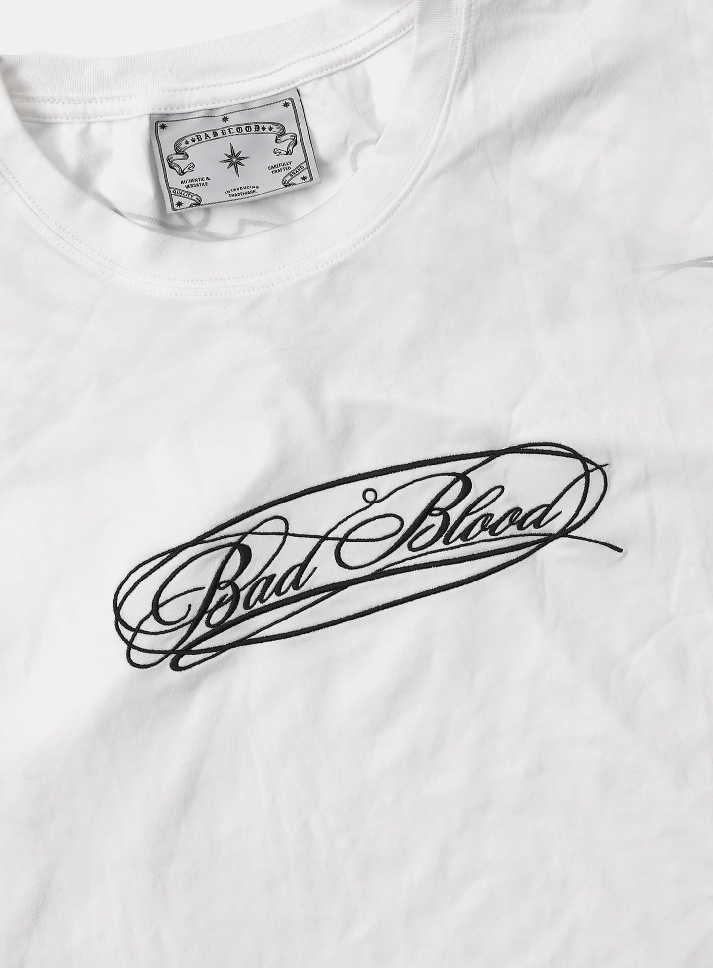 Dark Classic MYM Long Sleeve - White