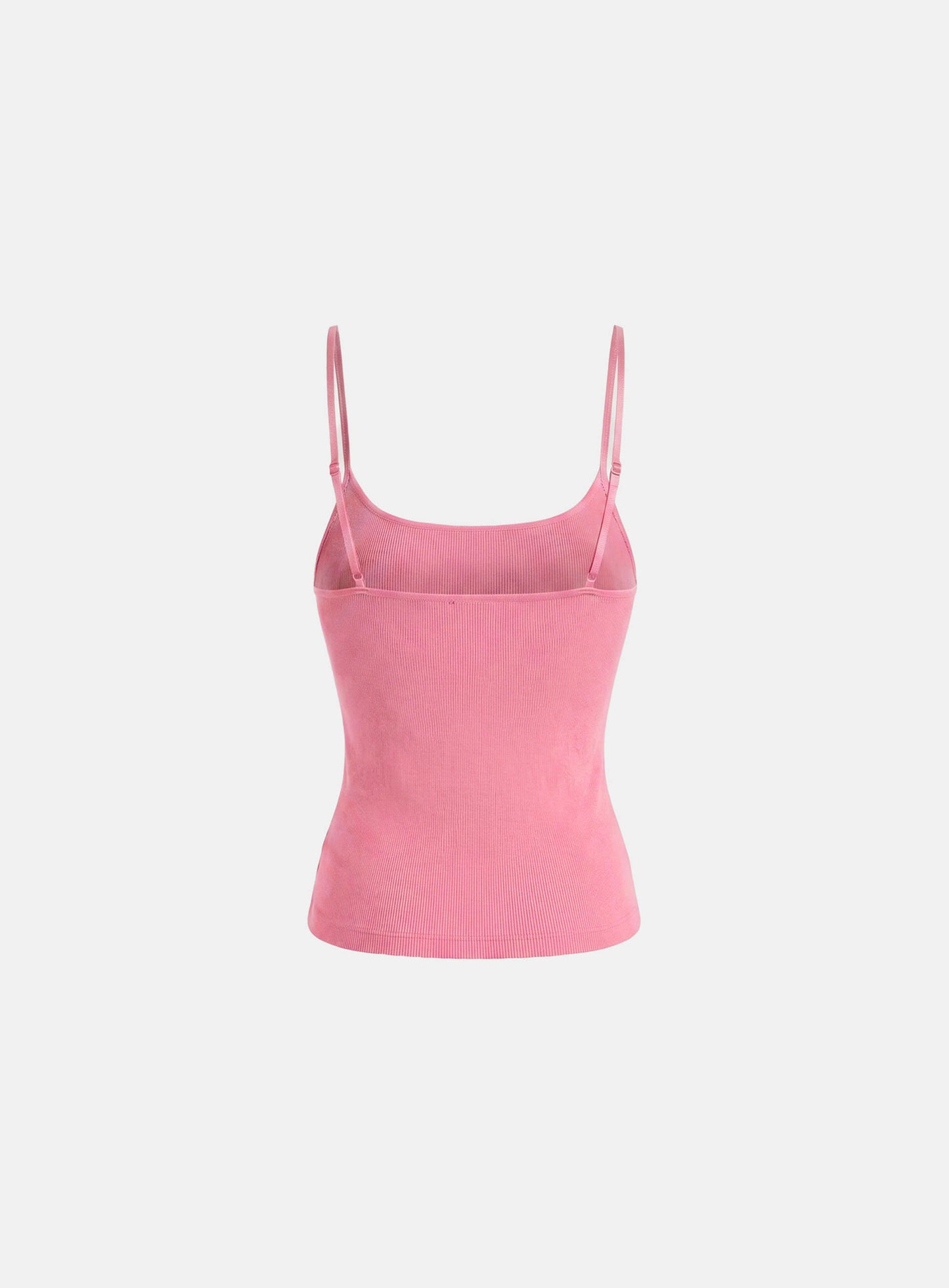 [w-tnk26-064] Ambassador 26 Cotton Lip Camisole Tank - Pink