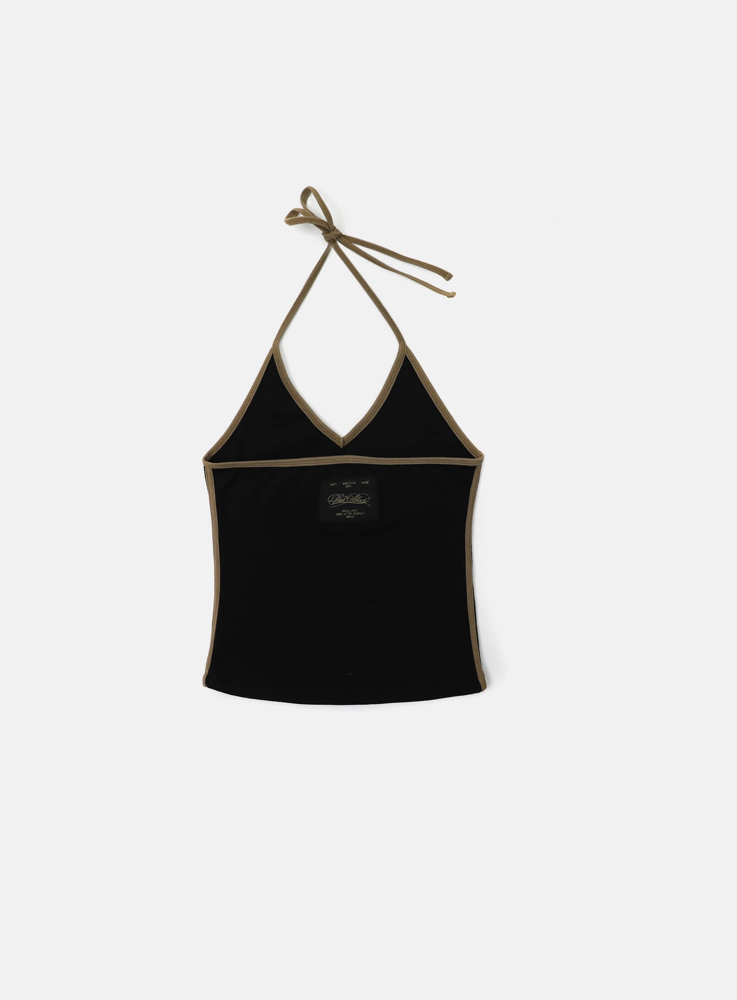 [Pre-Order] Vintage Club Halter Tank - Black