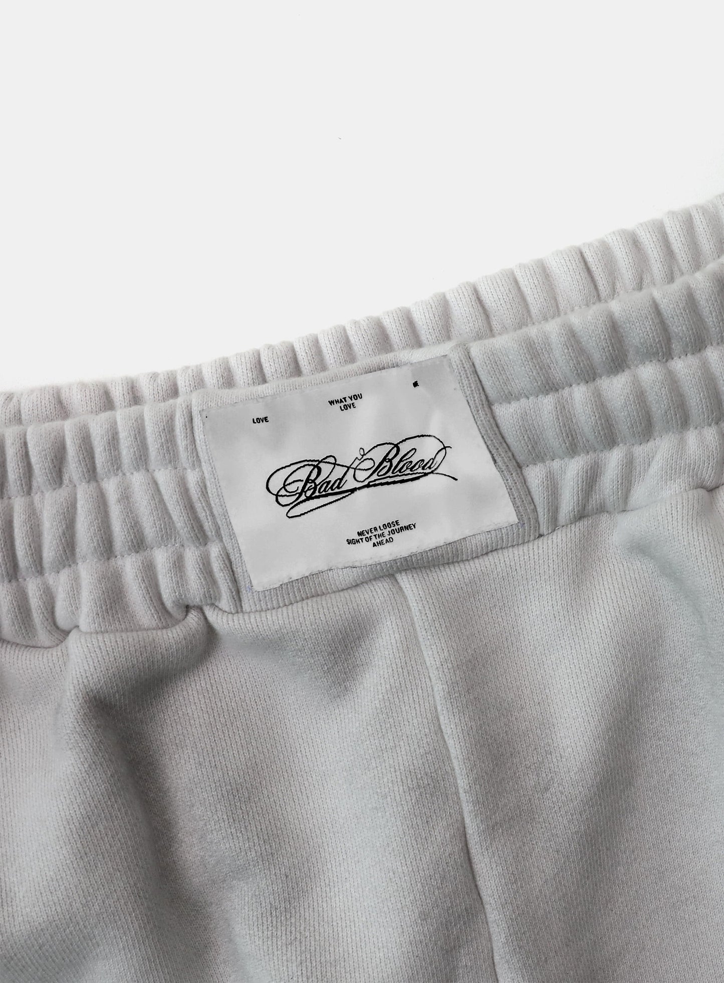 Royal Classic Distressed 2-Way Curved Jogger Trousers - White