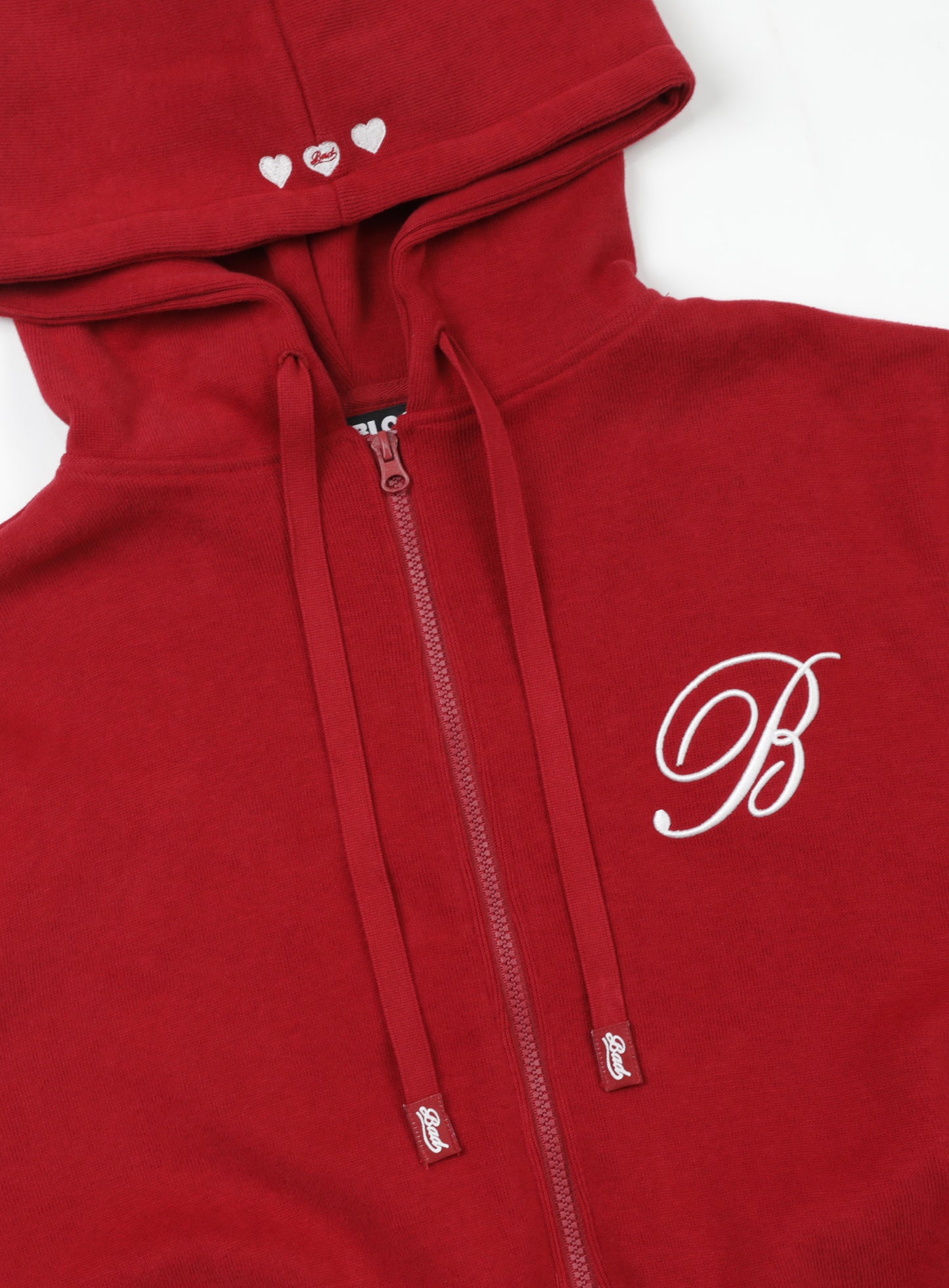 Classic Logo Hooded Zip-Up - Red