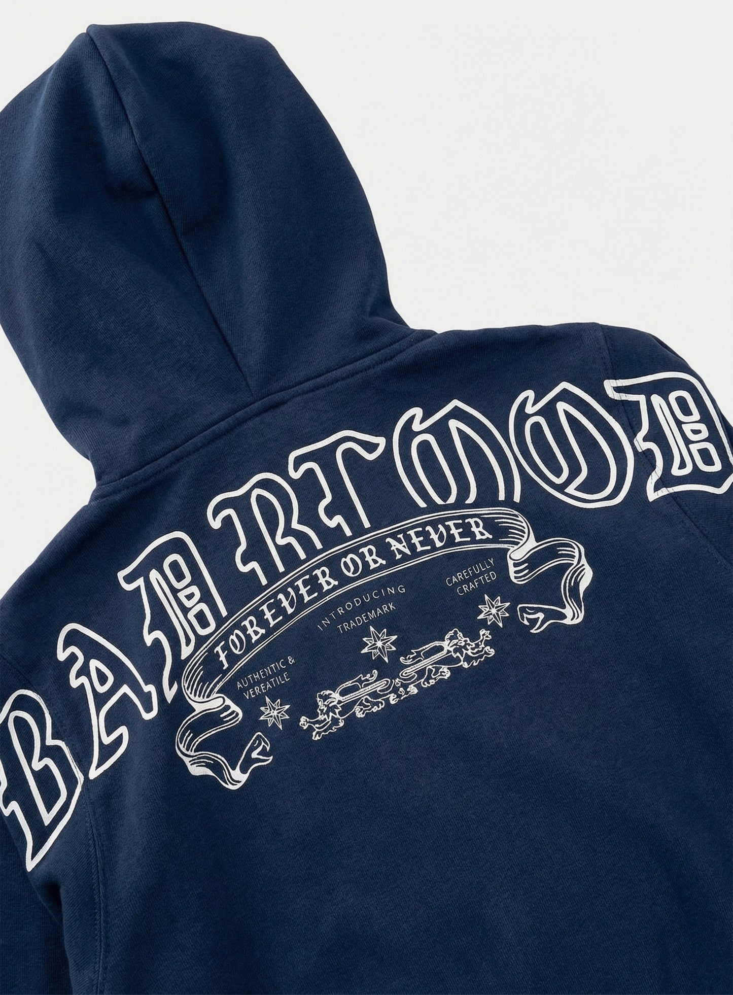 [w-hde26-021] Mystic Capsule Slim-Fit Zip-Up Hoodie - Navy