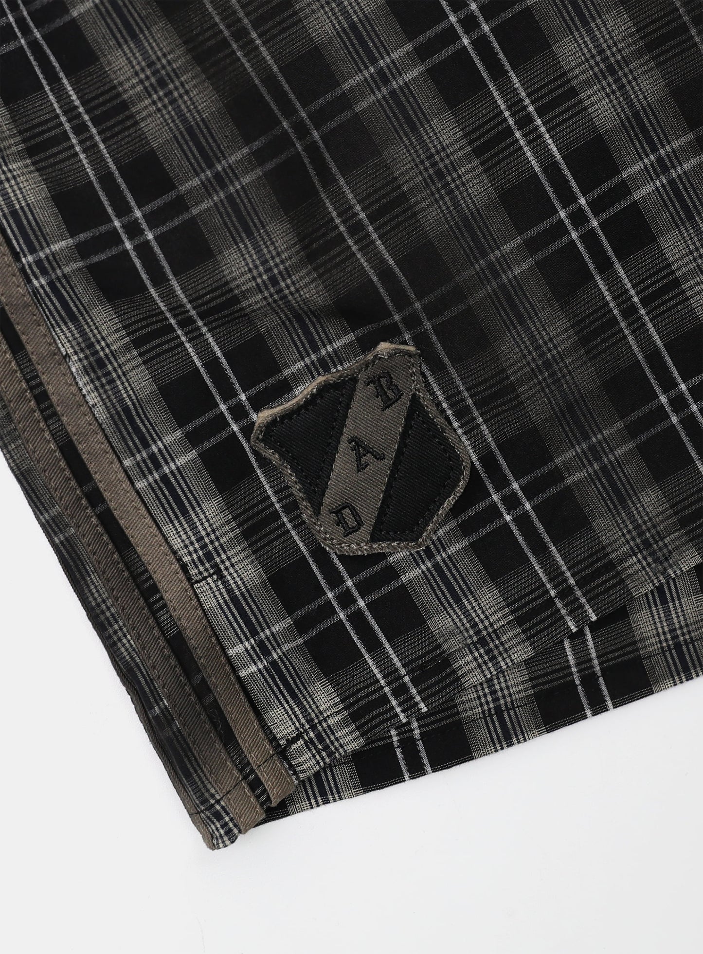 Vintage Billy Check Boxer Shorts - Black