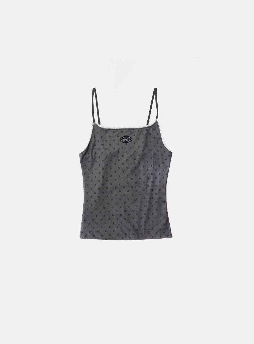 [AQUA]  Splash Dot String Tank - Grey