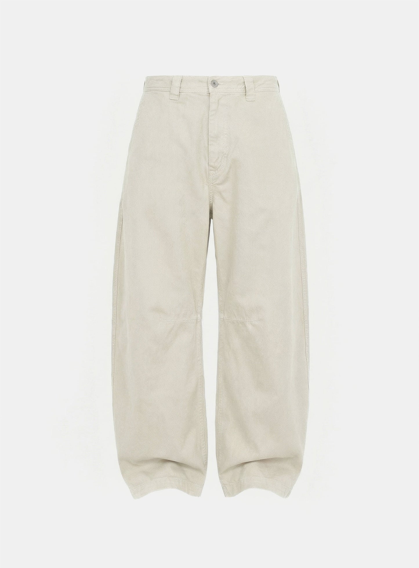 [w-pts26-006] Mystic Formal Curved Chino Pants - Cream