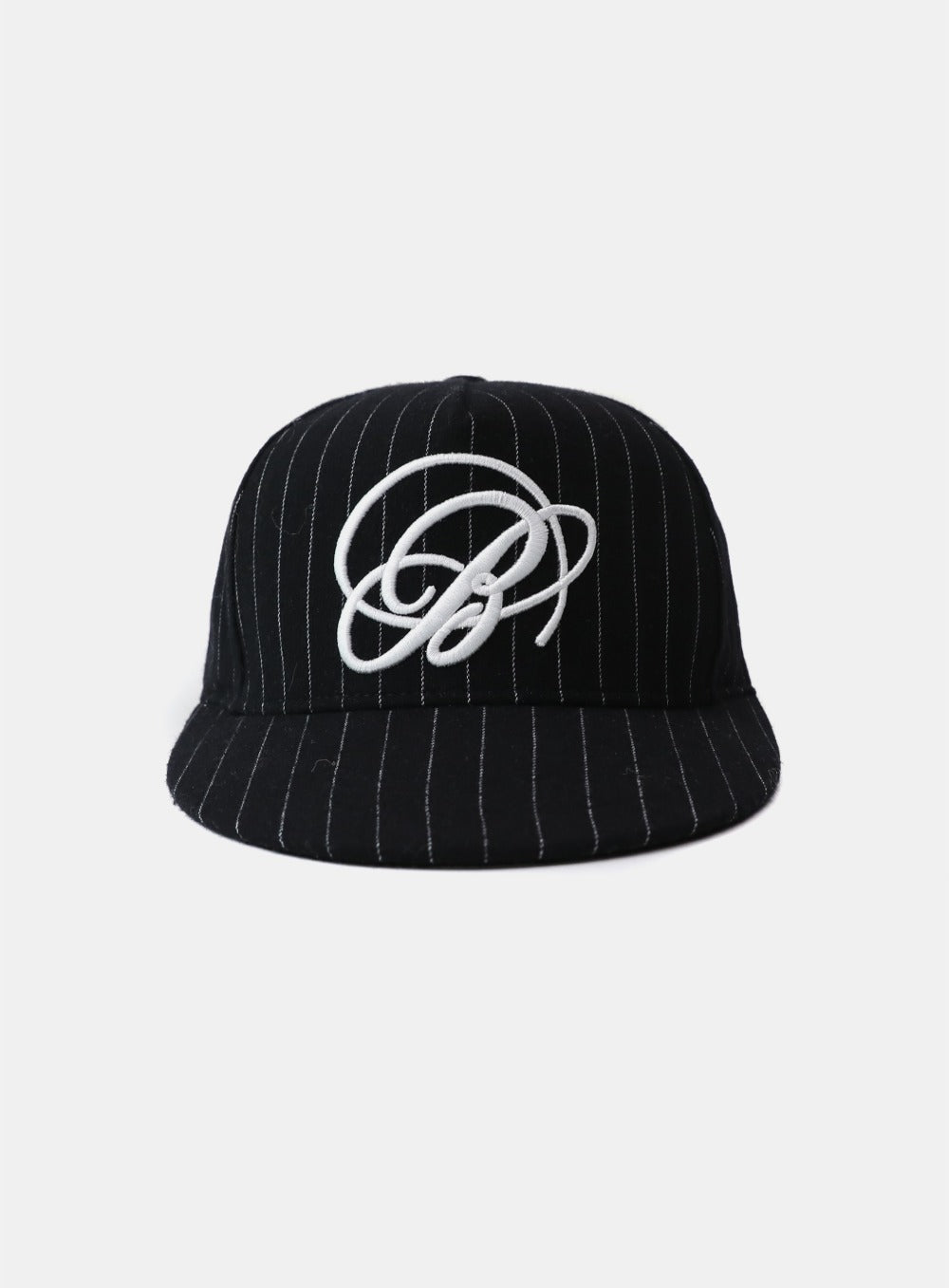 Dark Classic Wool Ballcap - Black/Striped