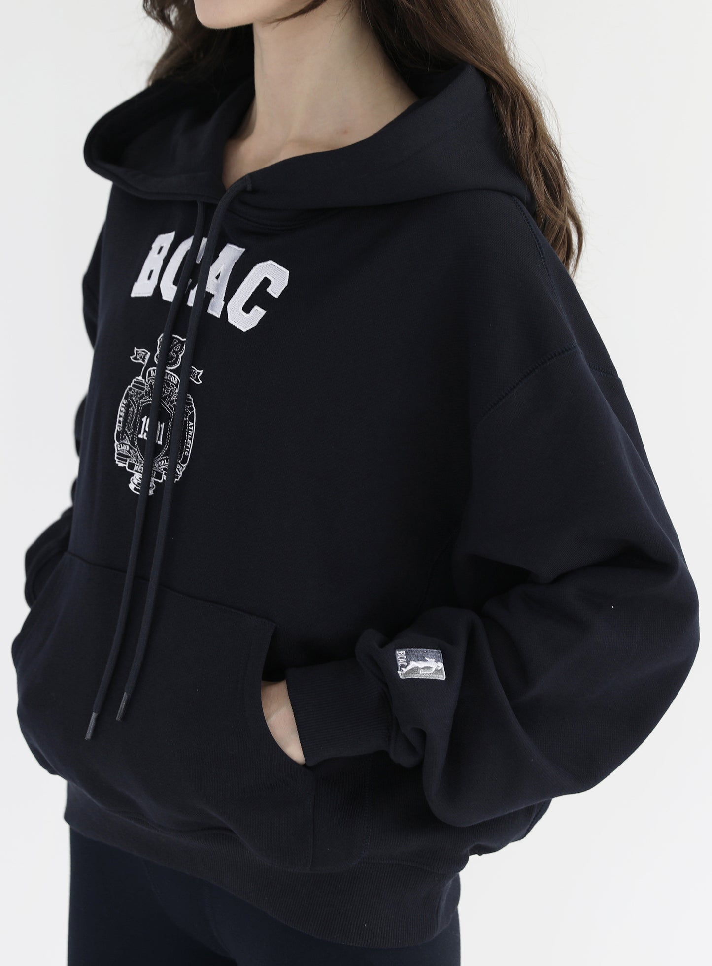 BCAC Emblem Heavyweight Hoodie - Navy
