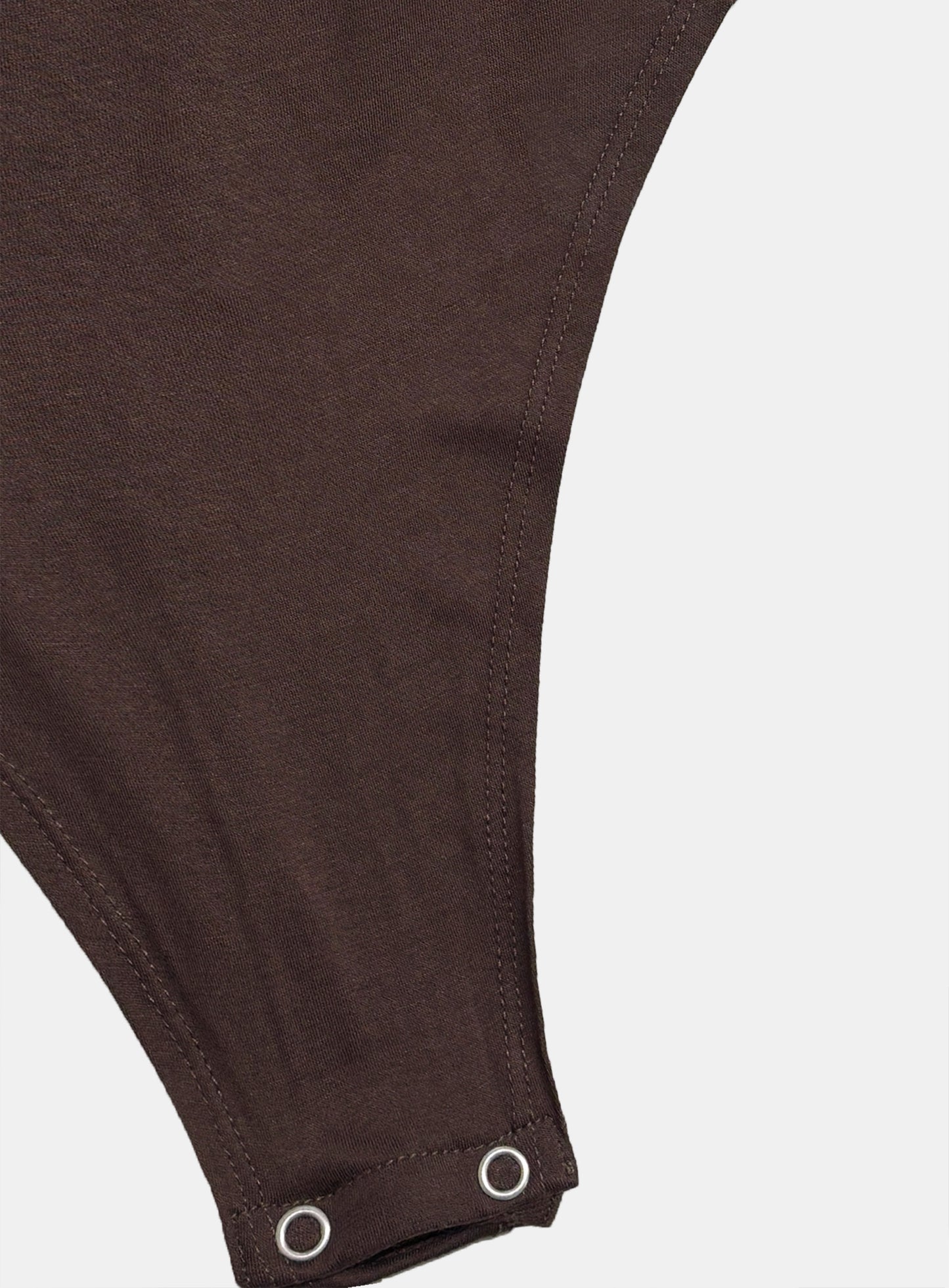 [w-jst26-011] Everyday Scoop Neck Bodysuit - Brown
