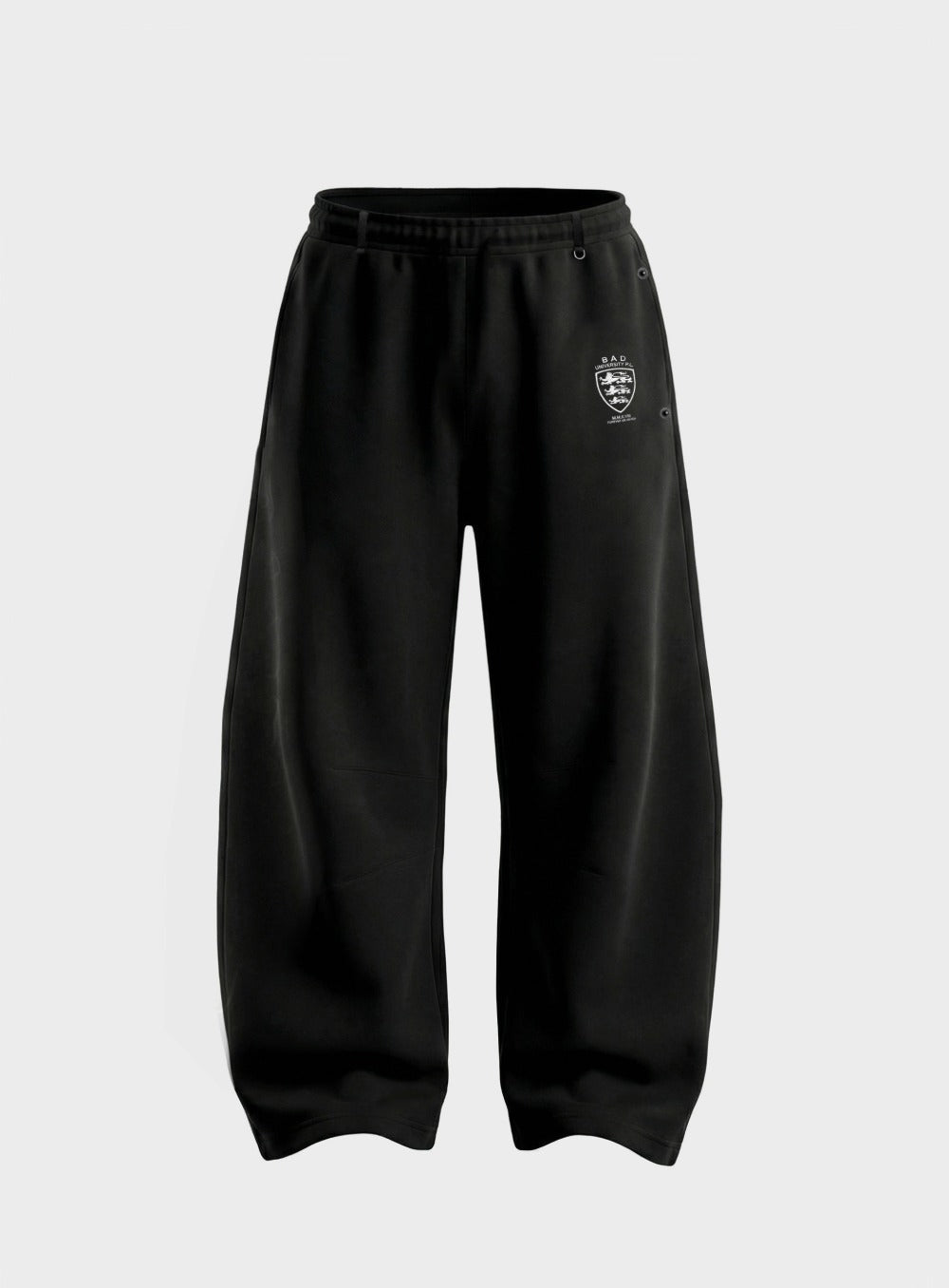 [w-pts26-061] Shield-M Semi-Curved Fit Joggers - Black