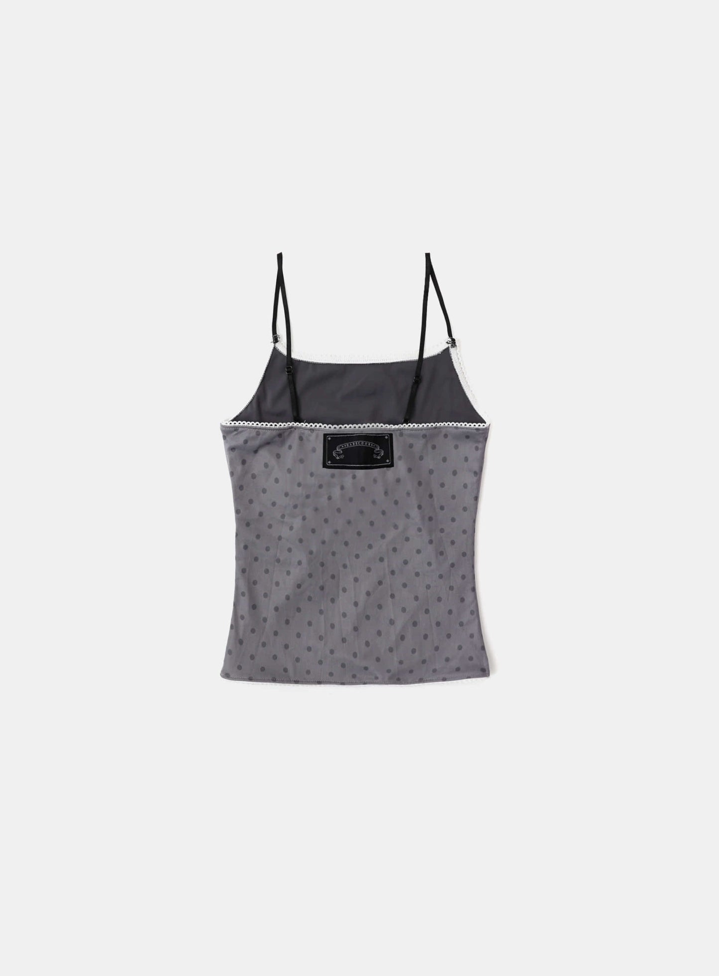 [AQUA]  Splash Dot String Tank - Grey