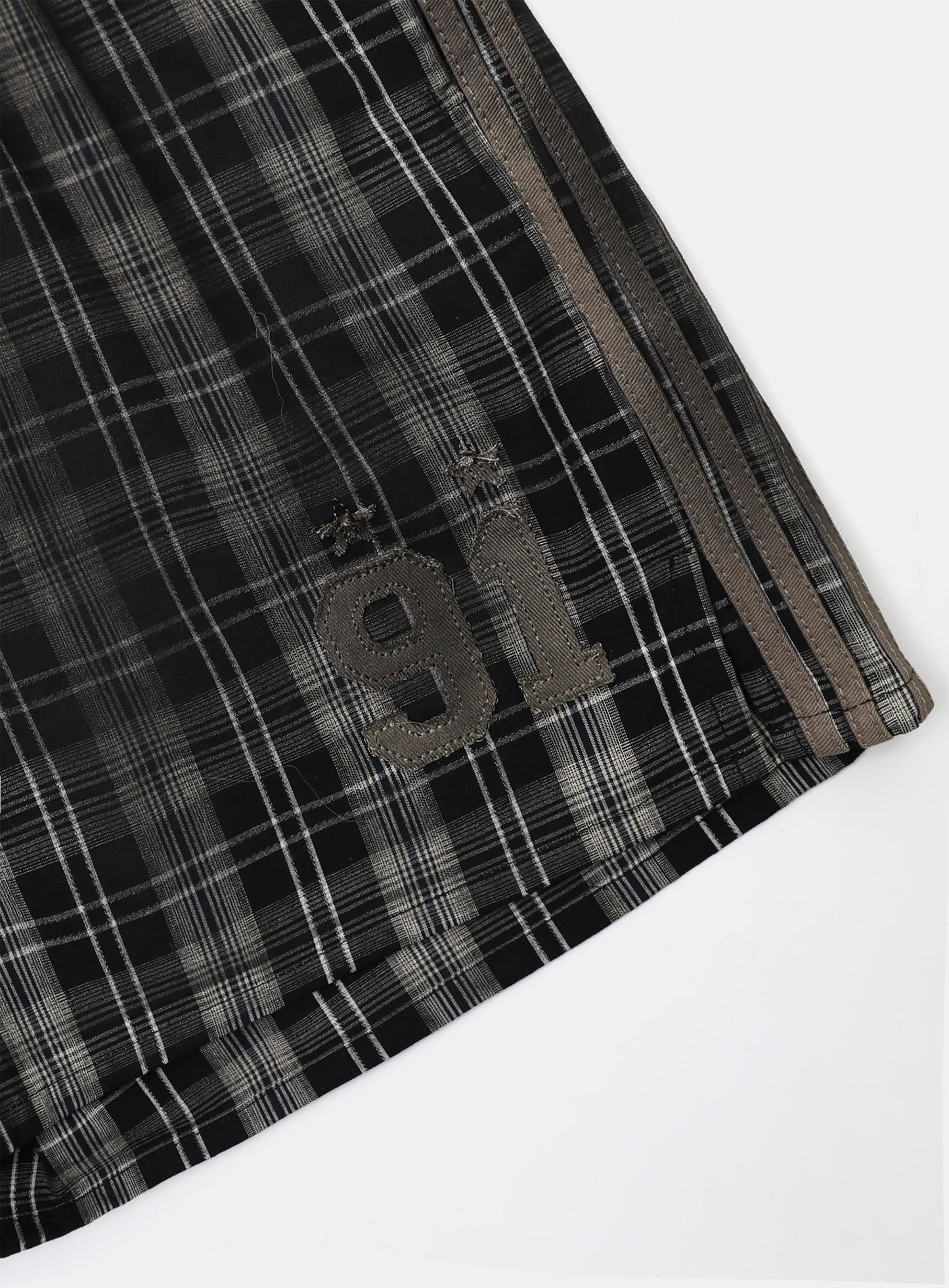 Vintage Billy Check Boxer Shorts - Black