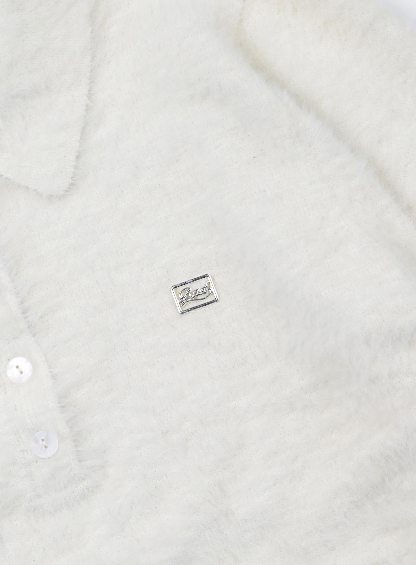 BS Mohair Polo Sweater - Cream