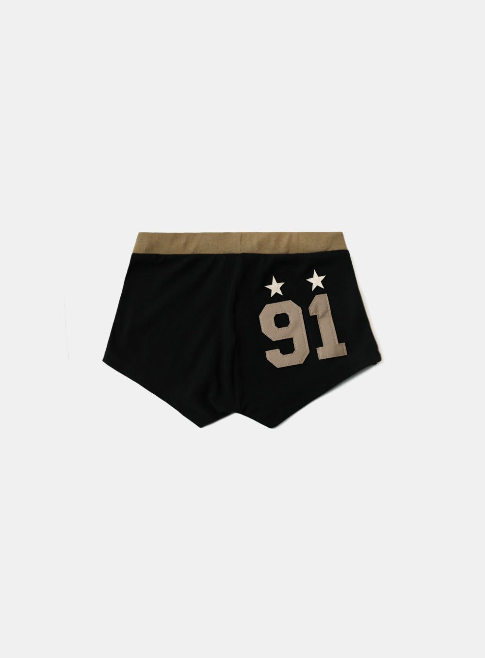 Vintage Club Boy Shorts - Khaki/Black