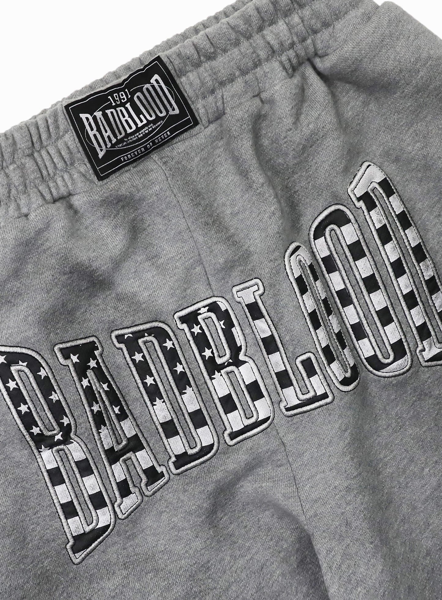 [w-pts25-119] Shield Old Glory 2-Way Curved Jogger Trousers - Dusty Gray