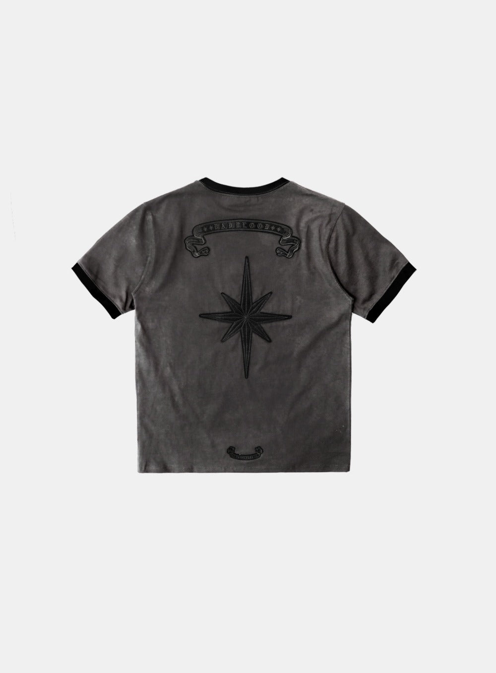 Cosmo Bad Patch Ringer T-Shirt - Charcoal