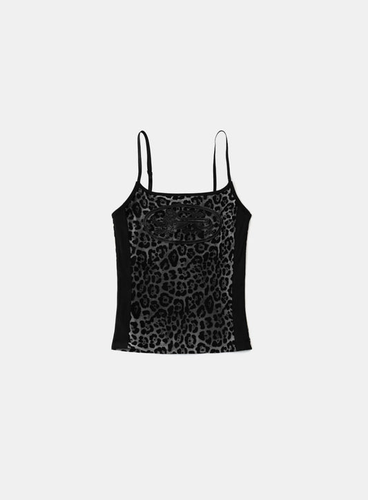Mystic String Tank - Black Leopard