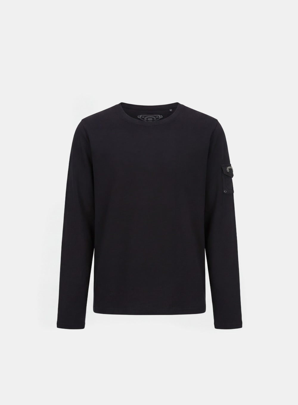 [w-tee26-018] Viper Pocket Long Sleeve T-Shirt V2 - Black