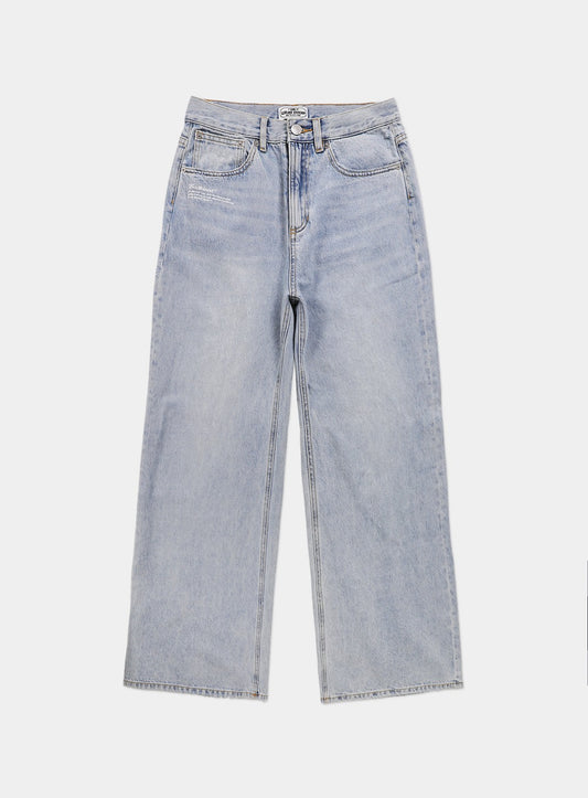 0093 Wide Denim Jeans - Light Blue