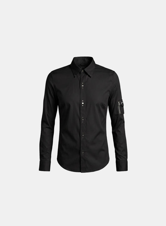 [w-sht26-012] Viper V2 Long Sleeve Shirt - Black