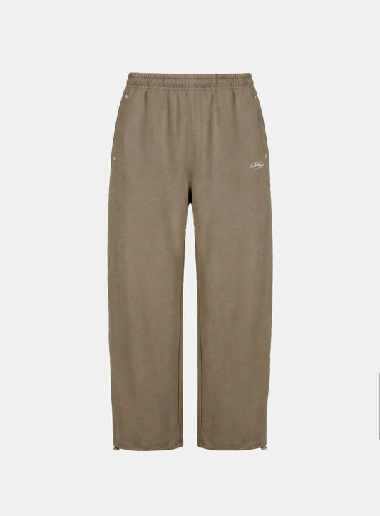 [w-pts26-021] BS Soft Terry Baggy Joggers - Tobacco