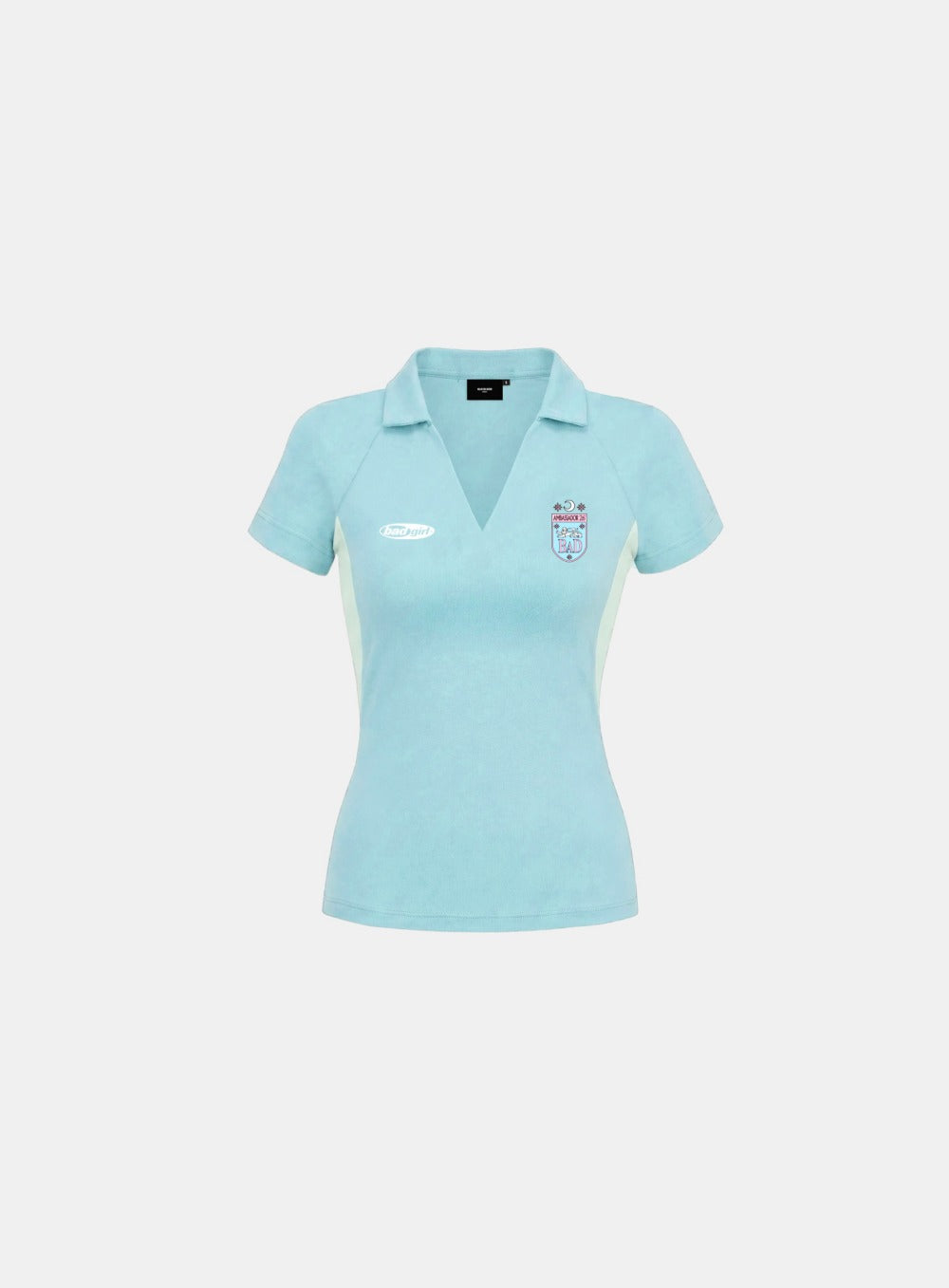 [w-tee26-204] Ambassador 26 Open Collar 1/2 Sleeve Polo - Mint