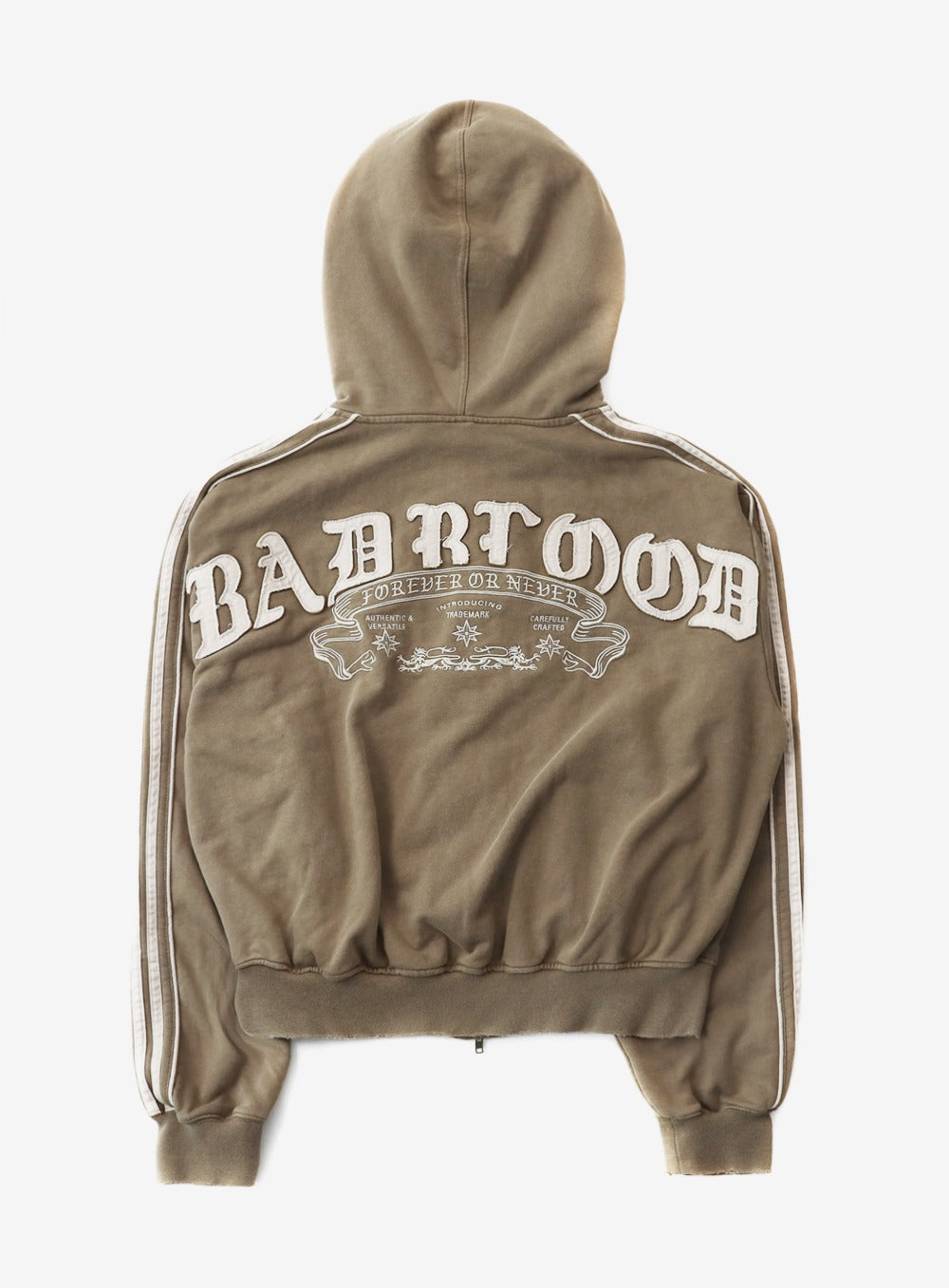 Billy Washed Hooded Zip-Up - Sand
