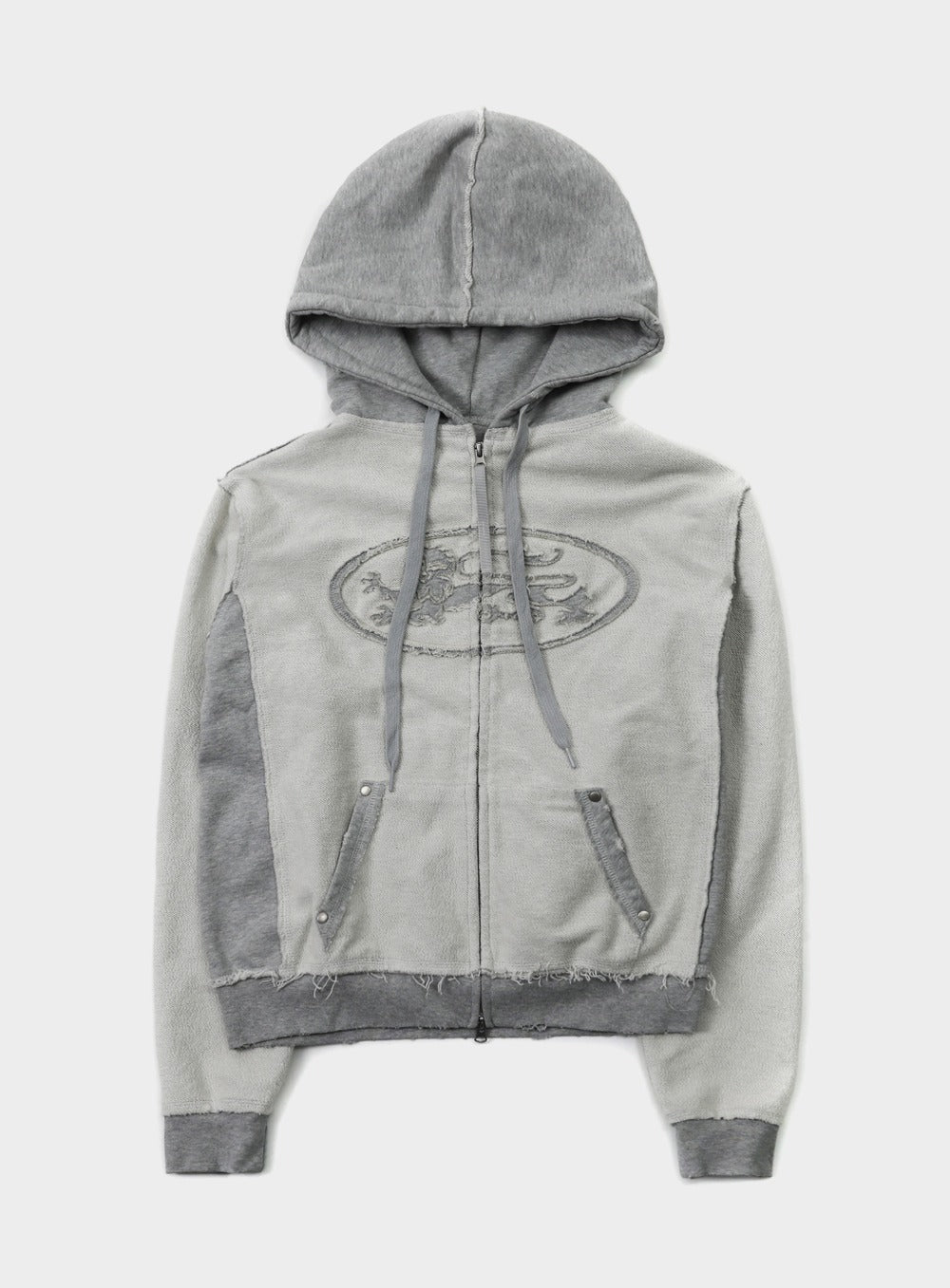 Mystic Capsule Hooded Zip-Up - Inside Out Gray