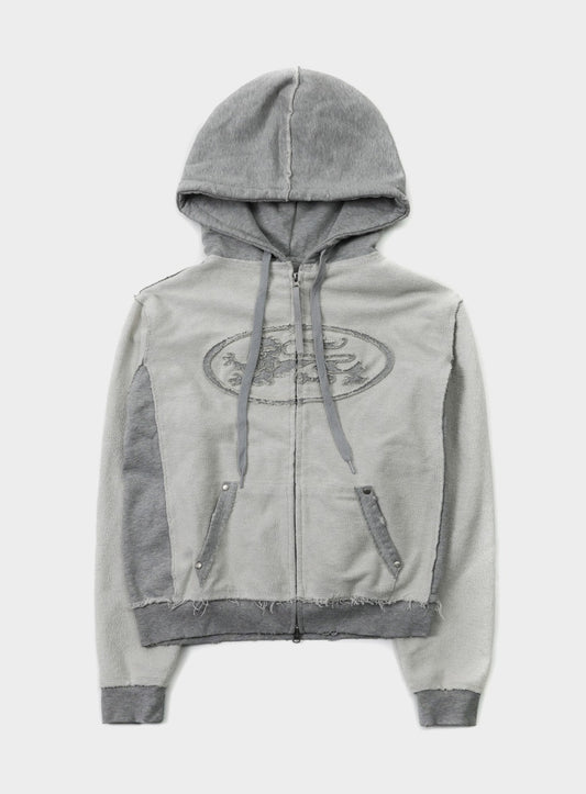 Mystic Capsule Hooded Zip-Up - Inside Out Gray