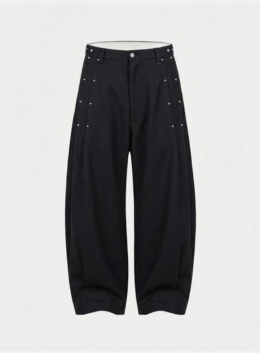 [w-pts26-048] Viper V2 Pintuck Slacks - Black