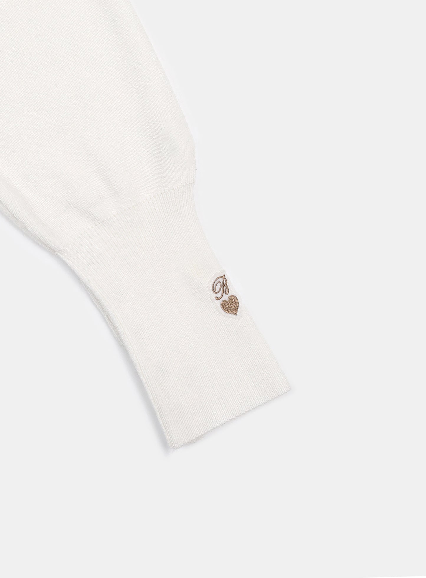 Pure Classic Button Up V-Neck Cardigan - White