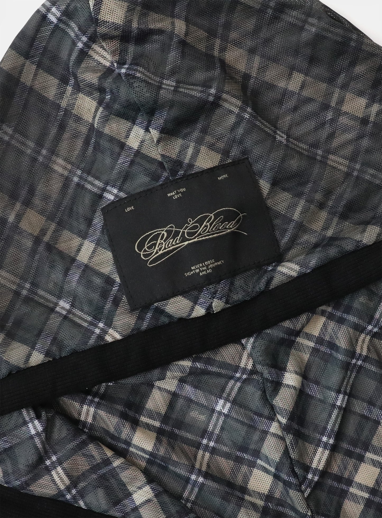 Vintage Club Slim-Fit Hooded Zip-Up - Checkblack
