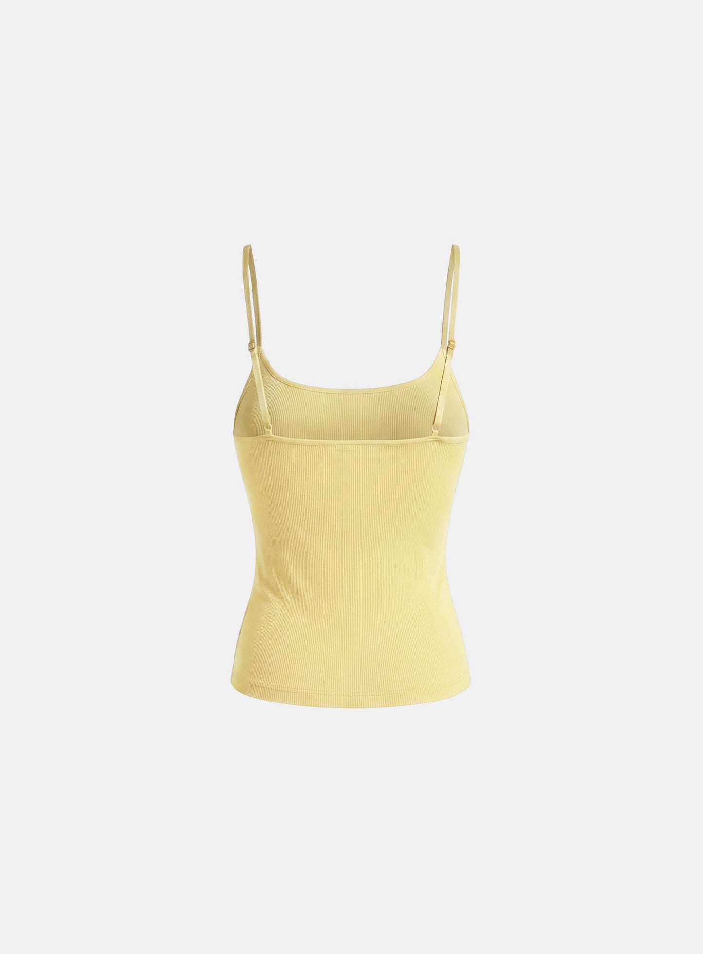 [w-tnk26-063] Ambassador 26 Cotton Lip Camisole Tank - Yellow