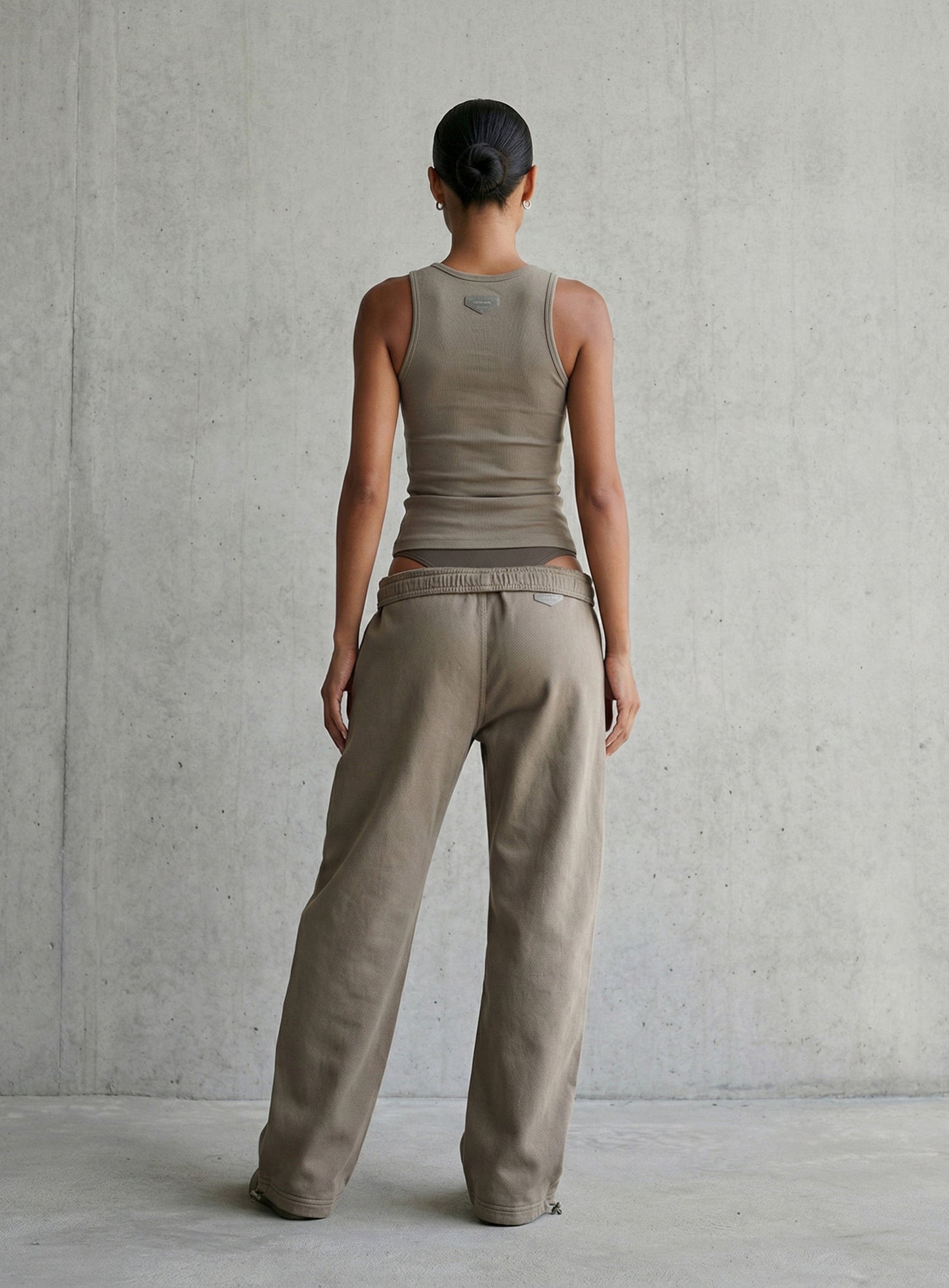 [w-tnk26-011] BS Cotton Jersey Classic Tank - Tobacco