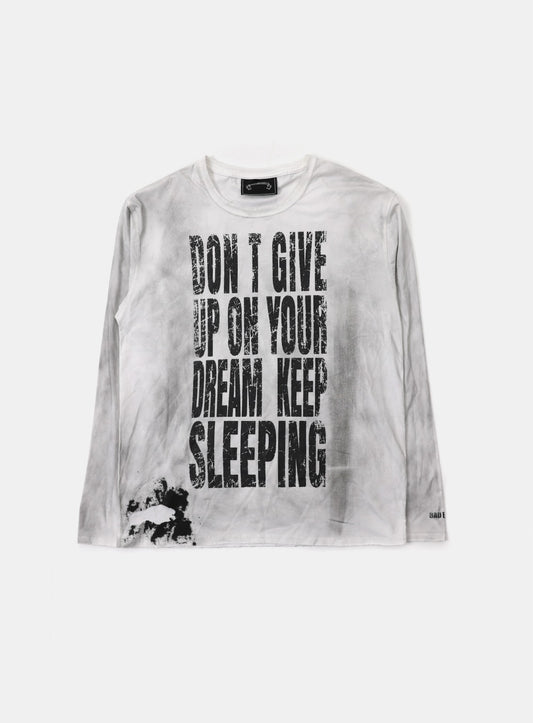 KEEP SLEEPING Long Sleeve - Dusty White
