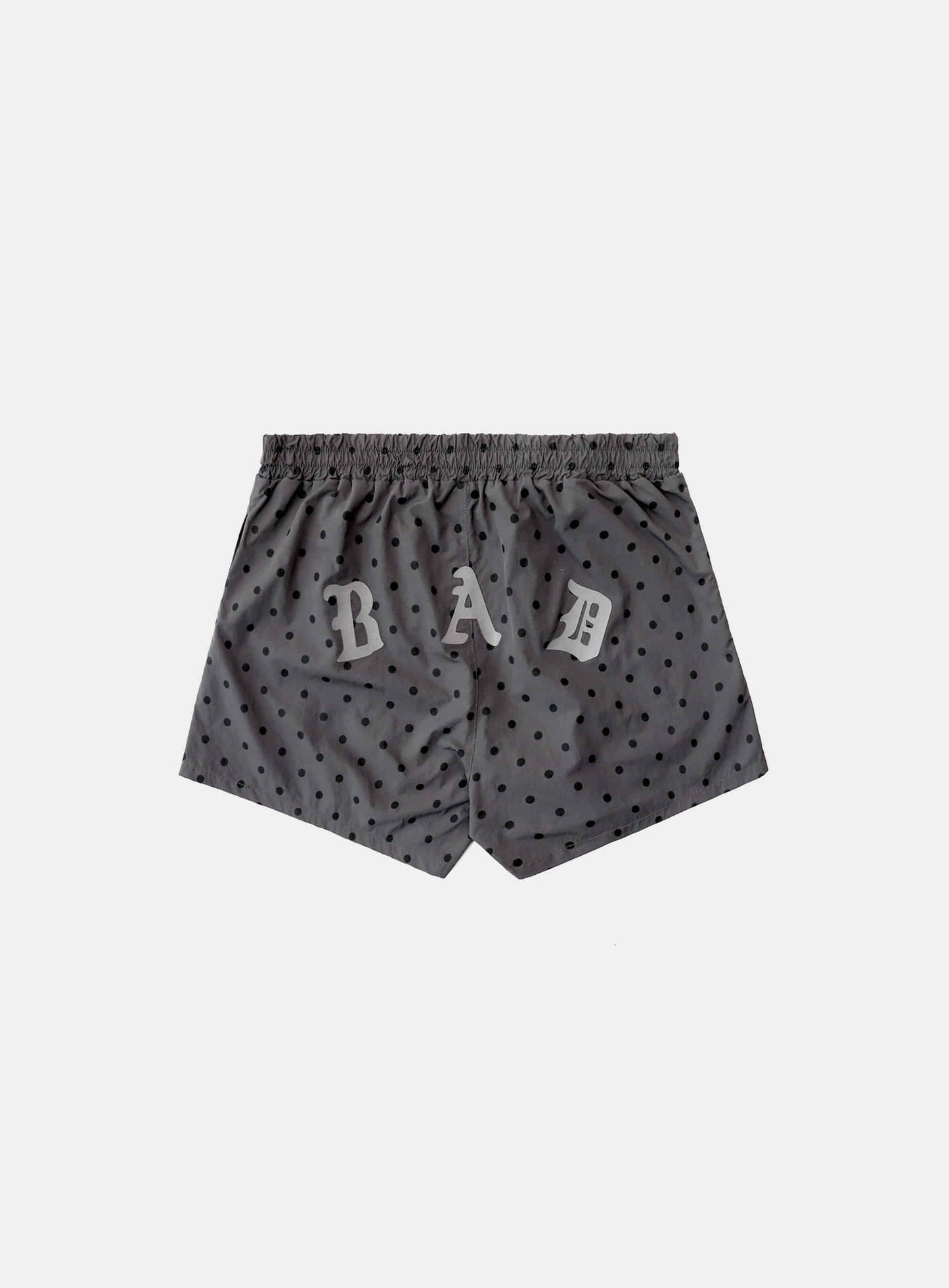 [AQUA] Mystic Nylon Reflective Boxer Swim Shorts - Charcoal Dot
