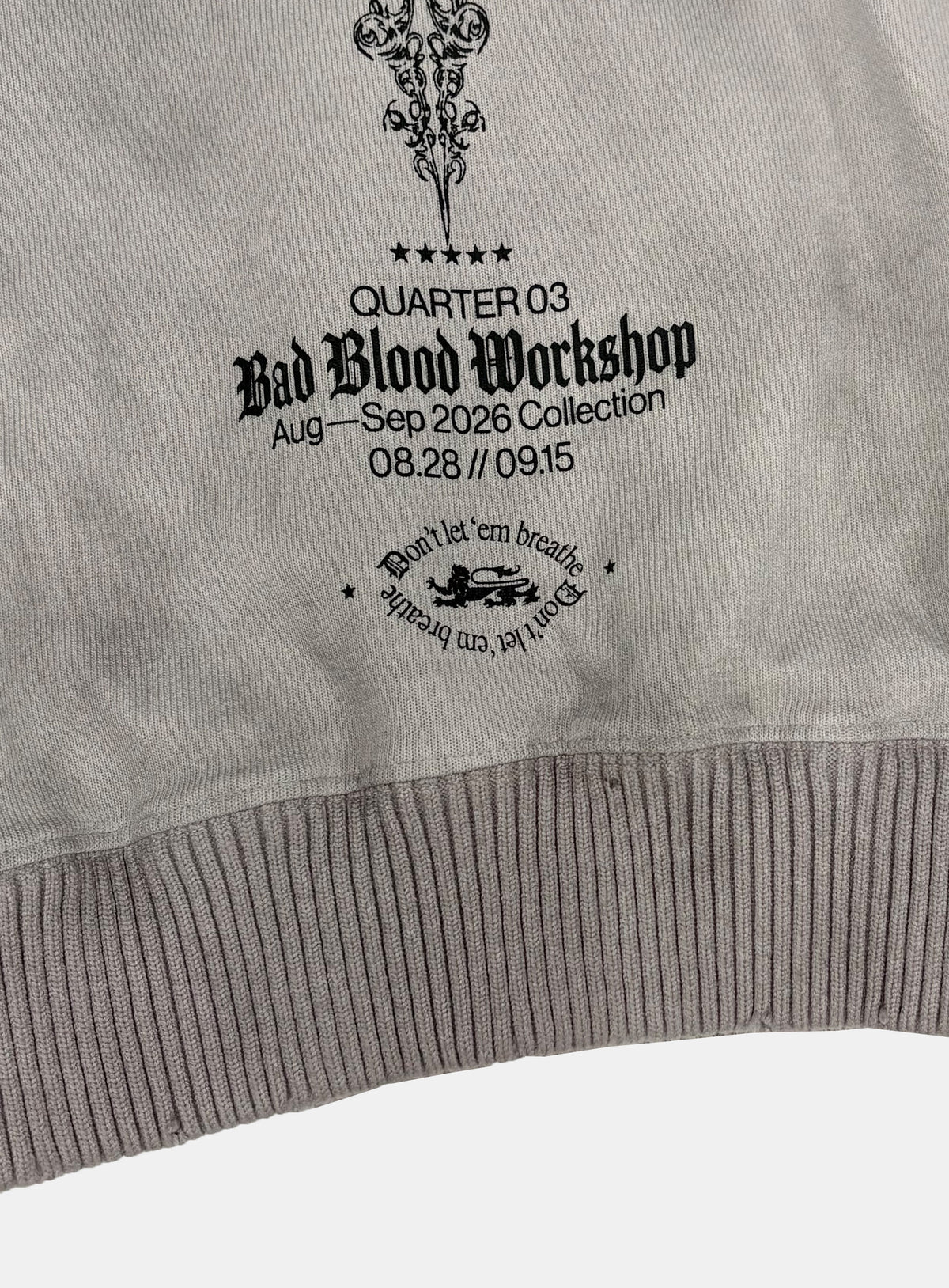 [w-jkt26-070] TMV RELIC CROSS Full-Zip Workshop Knit Track Top - Grey