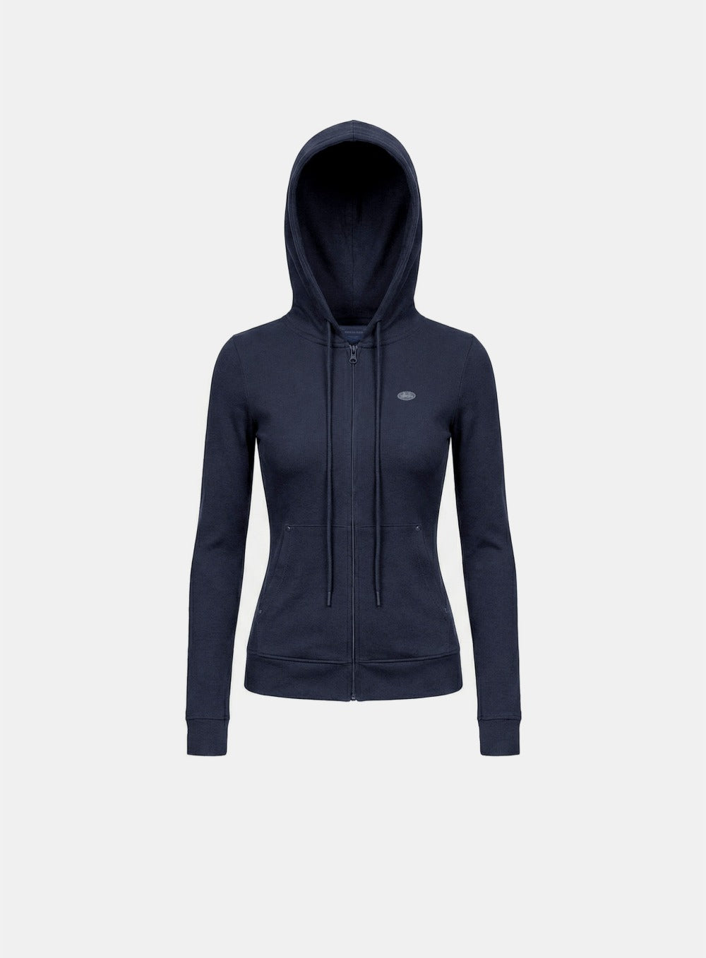 [w-hde26-009] BS Soft Terry Zip-Up Hoodie - Navy
