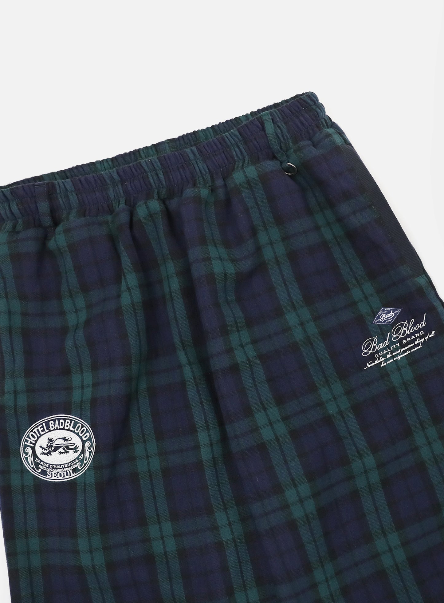 Classic Check 2 Way Jogger Trousers - Green