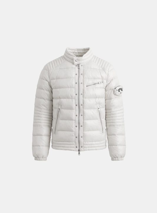 [﻿PREORDER] [w-jkt26-089] Viper 411 Midweight Biker Puffer V2 – White