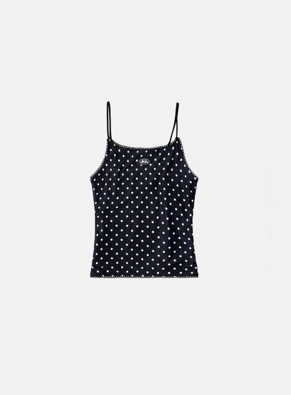 [AQUA]  Splash Dot String Tank - Navy
